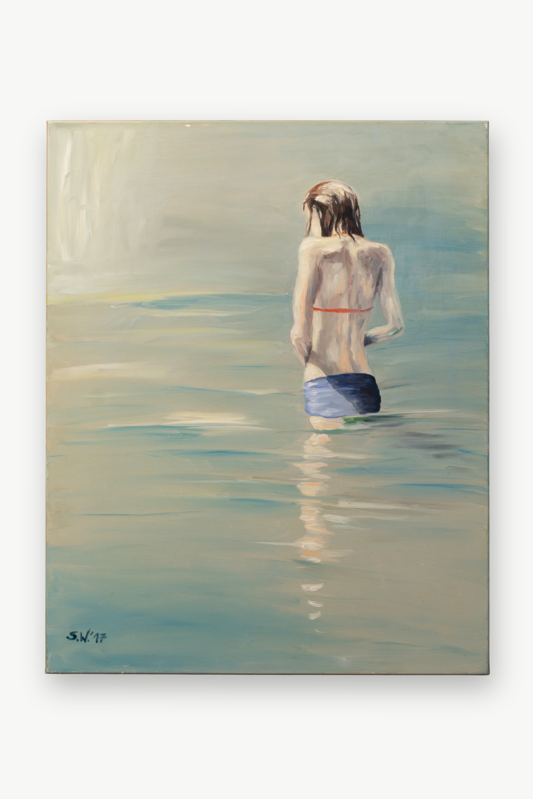Jetzt oder nie – Ölmalerei auf Leinwand, 100x80cm
