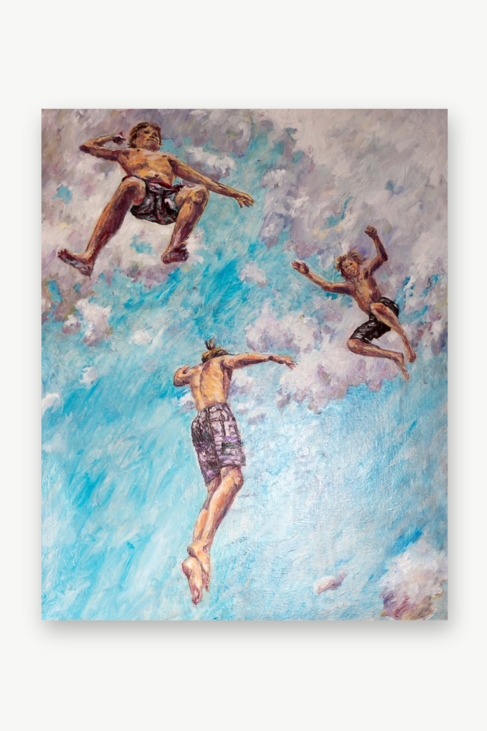 Fallen II – Ölmalerei auf Leinwand, 100 X 80 cm (2023)