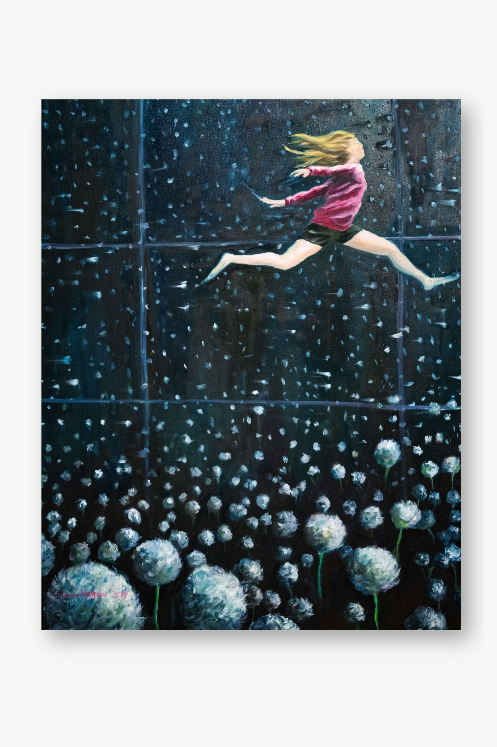 FLY - Öl auf Leinwand, 100 X 80 cm