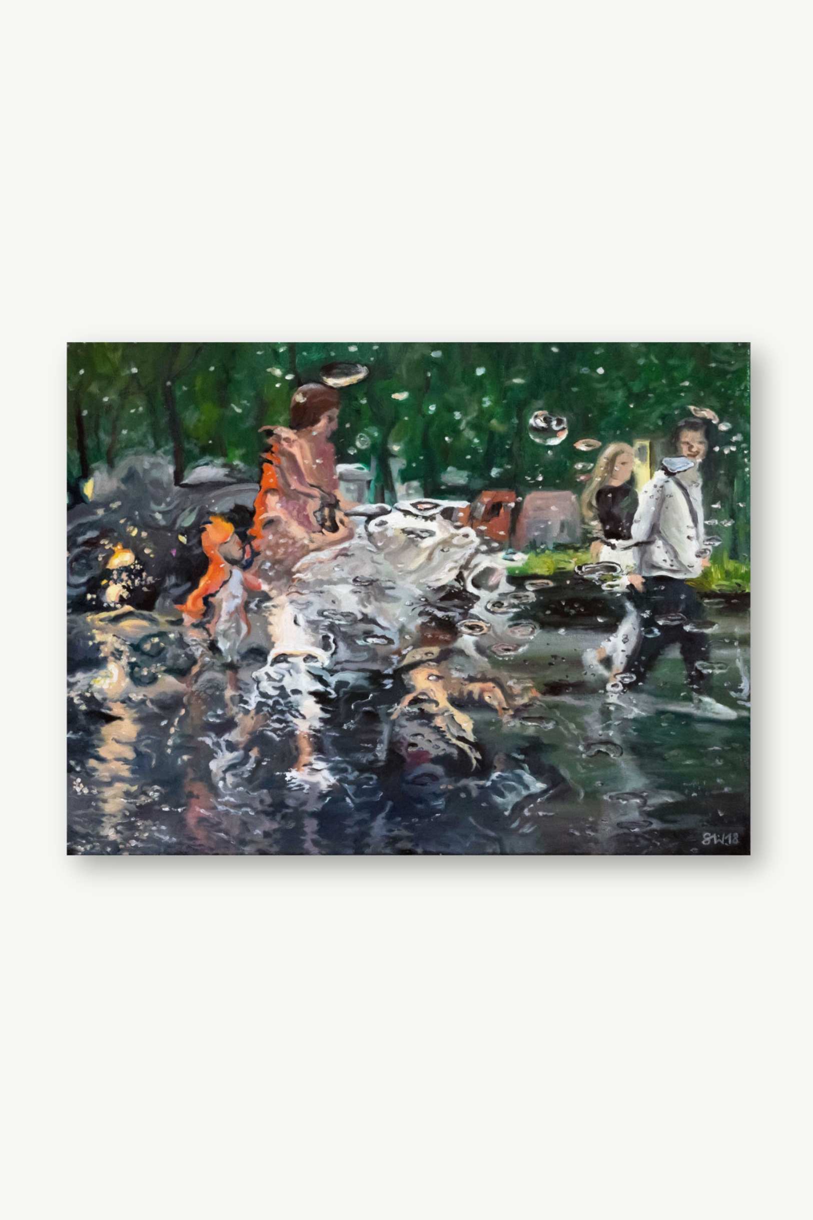 Motherhood – Ölmalerei auf Leinwand, 60 x 80 cm (2018)