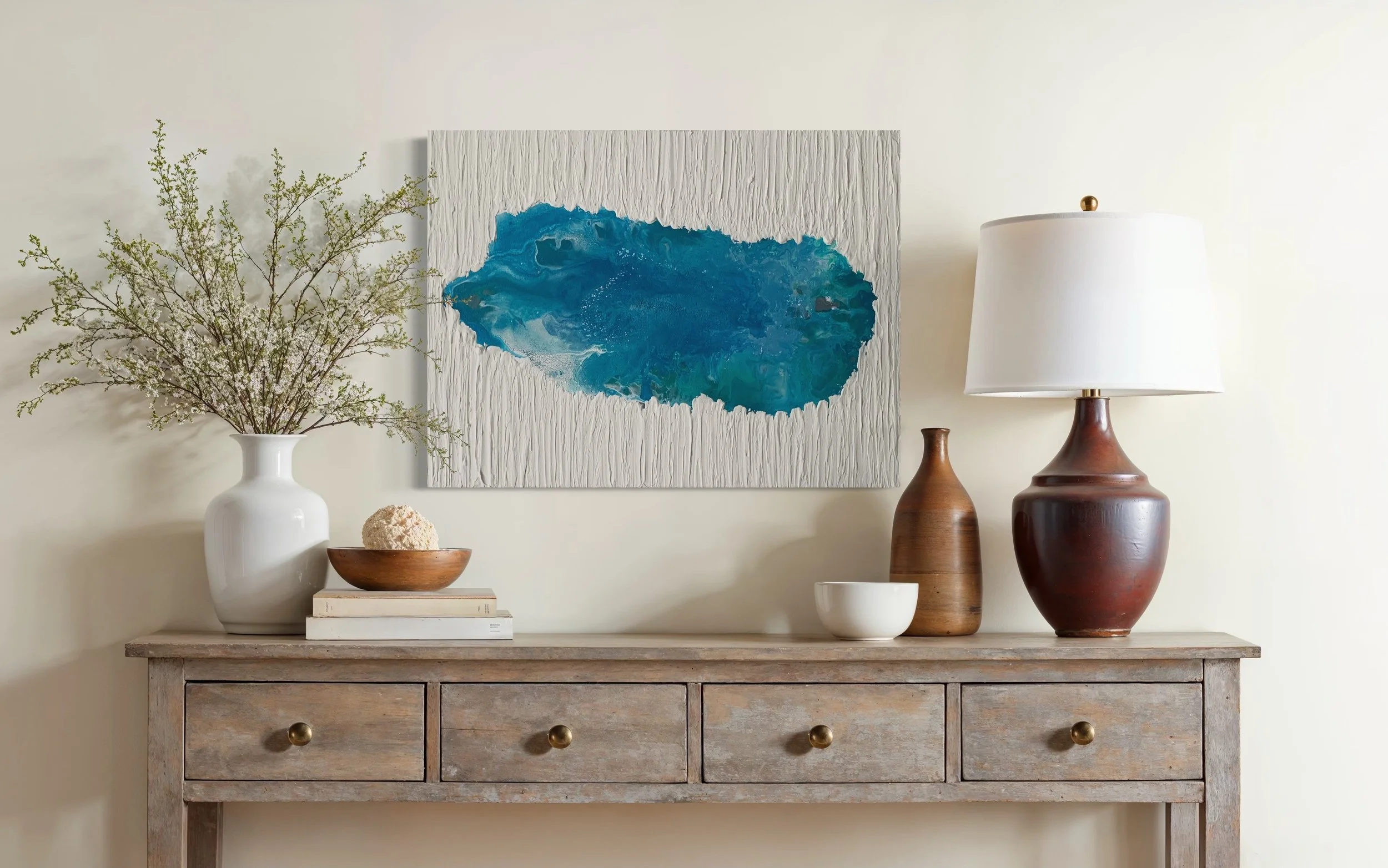 LAGO 60 x 80 cm Acryl auf Leinwand