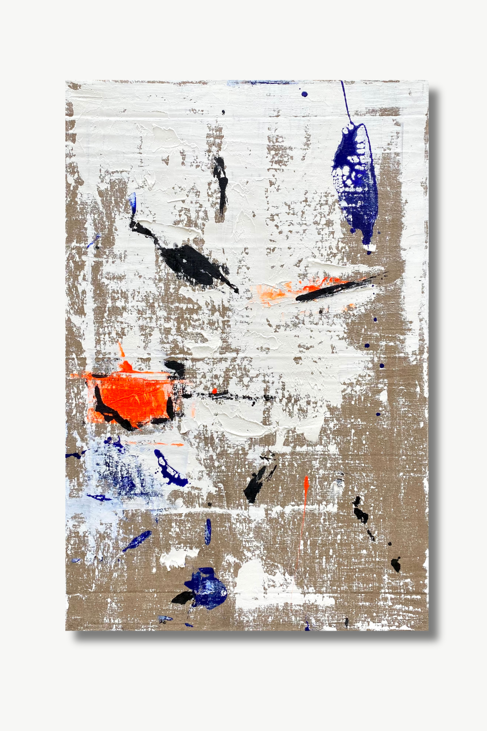 Lino – Bild 1 (2022) – Alina Maria Schütte, 130x80cm, Öl und Tusche auf Leinen