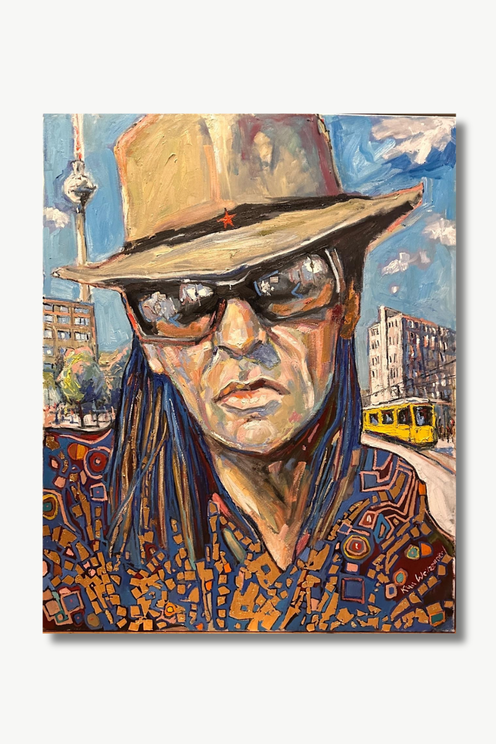 MACH DEIN DING (2026) – 100x80cm, Acrylgemälde auf Leinwand