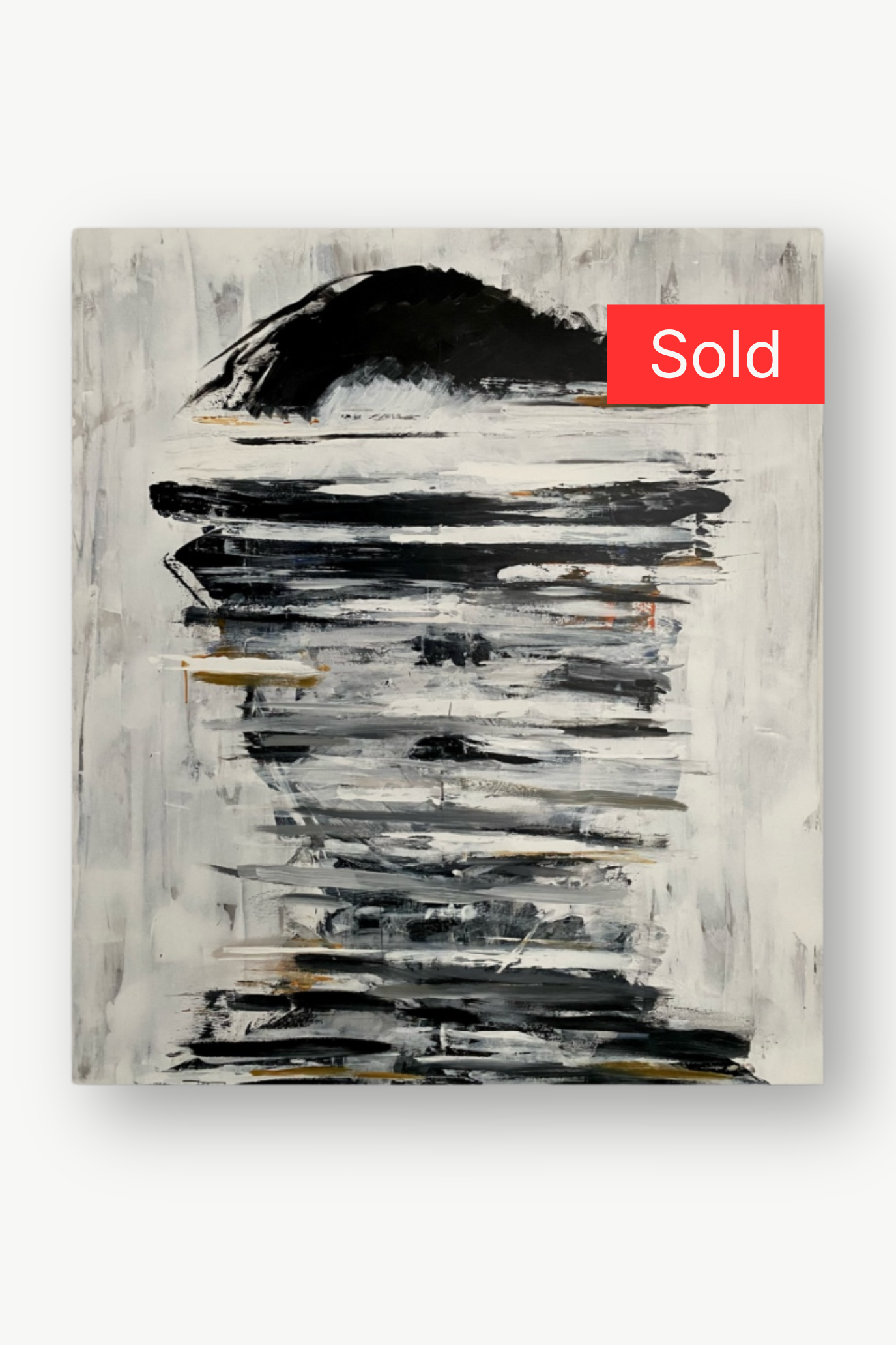 „Blurred“  140 x 160cm  Acryl auf Leinwand   2025