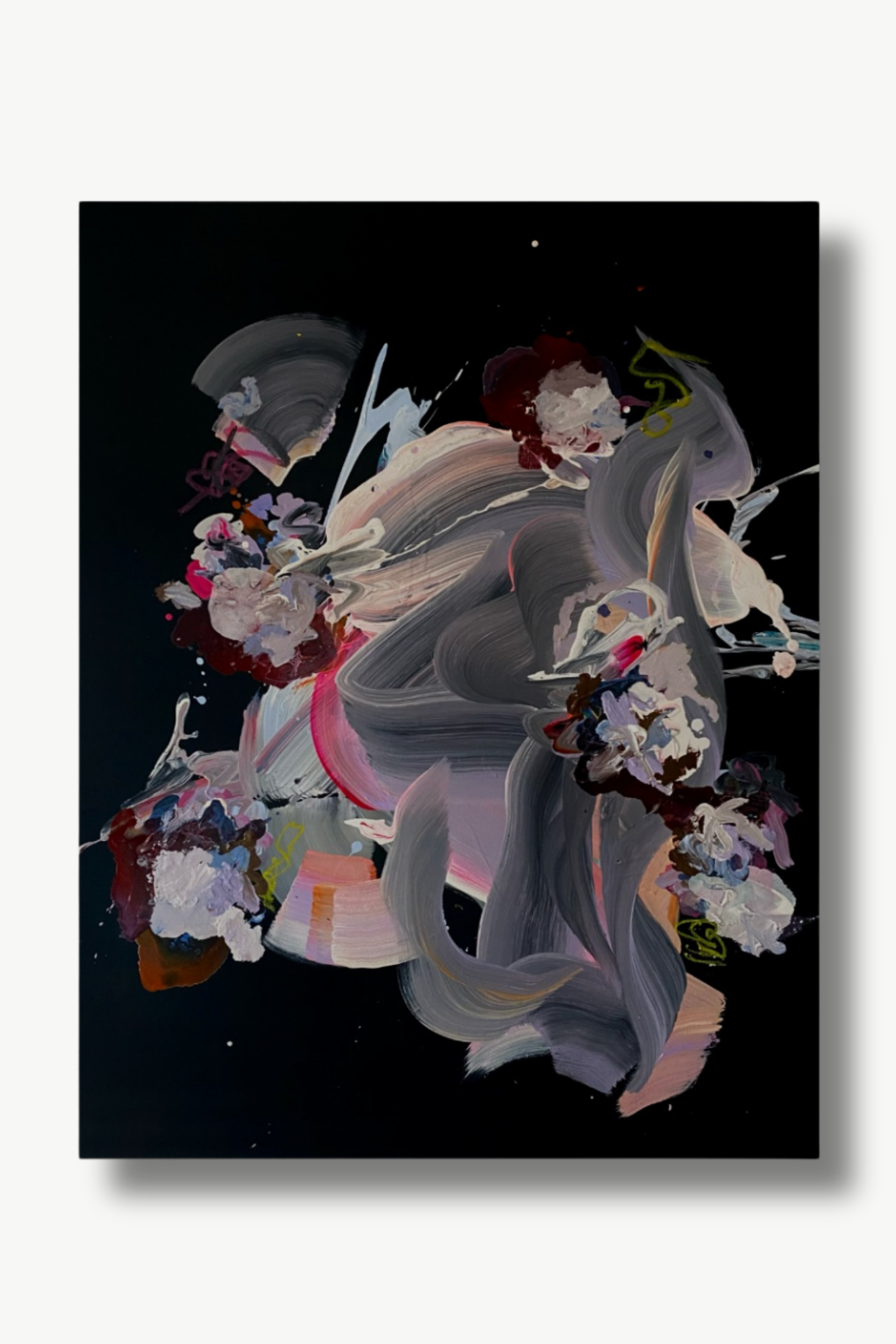 „Complex“  80 x 100cm  Acryl & Öl auf Leinwand   2025