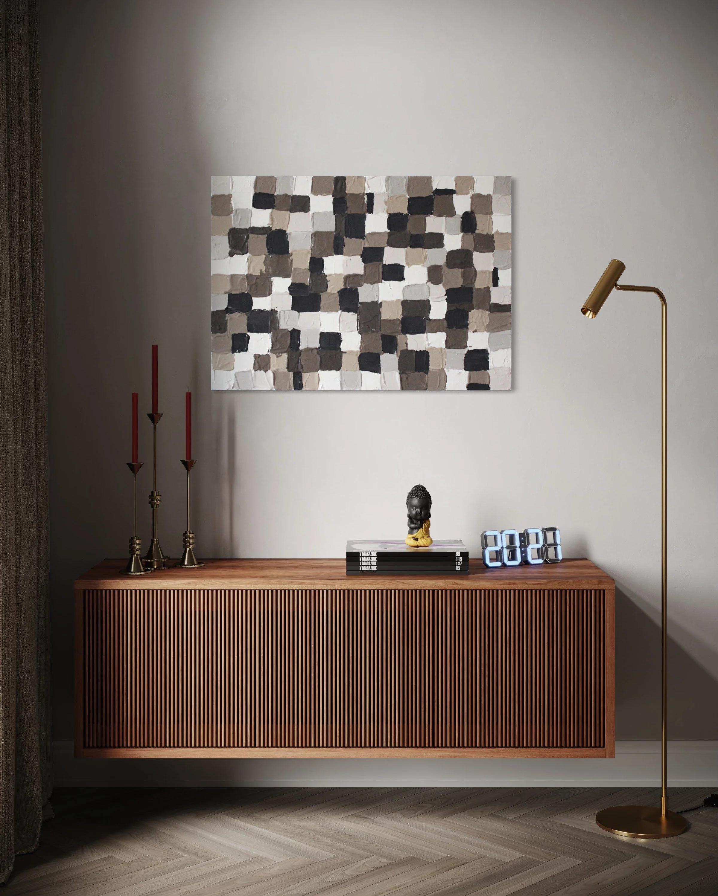 STORGE  50 × 70 cm Acryl auf Leinwand