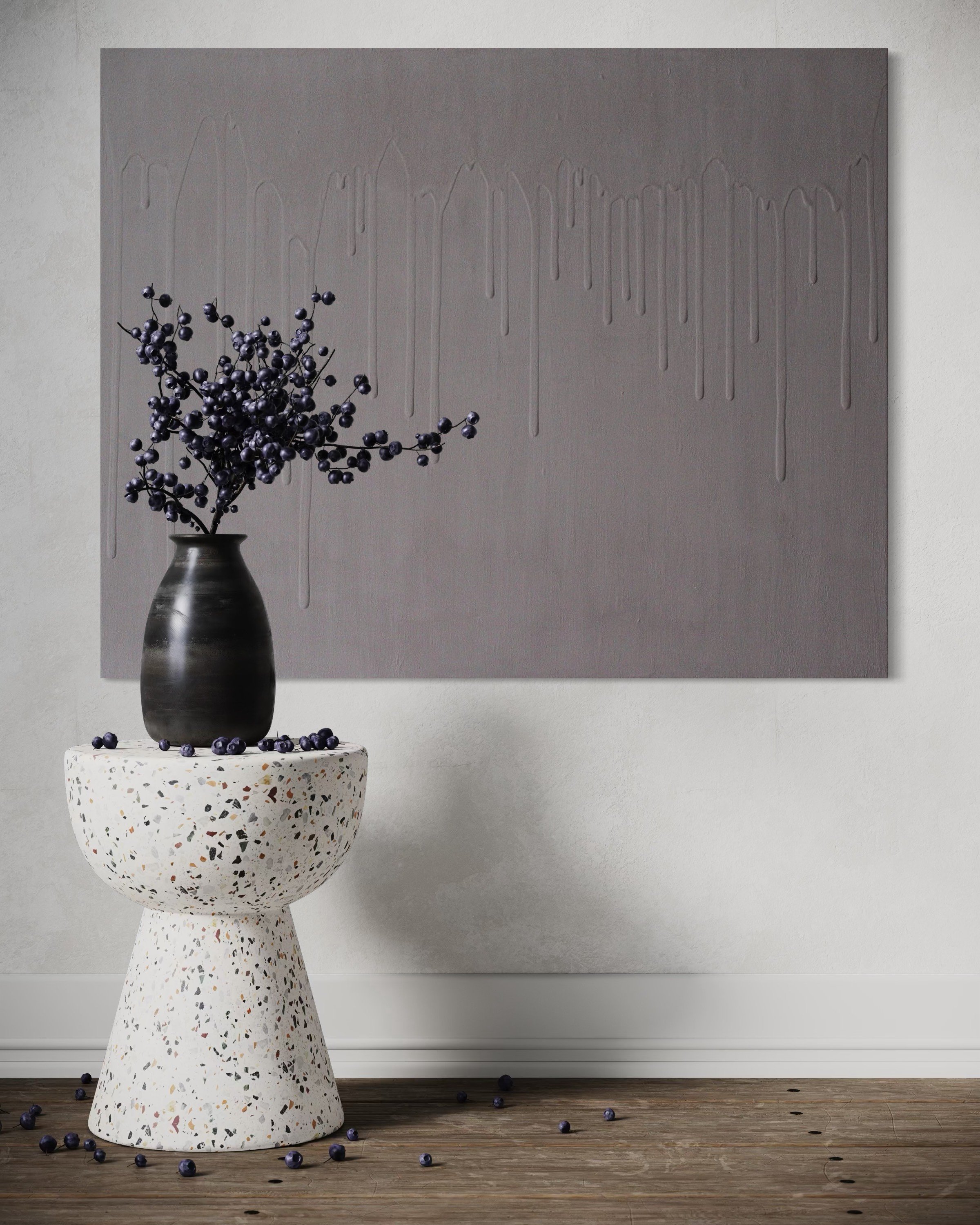 CONCRETE 80 × 100 cmAcryl auf Leinwand