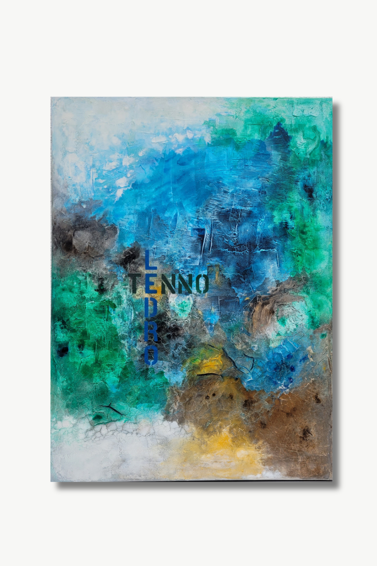 Code of Colors (2025), 70×100cm, Mischtechnik auf Leinwand