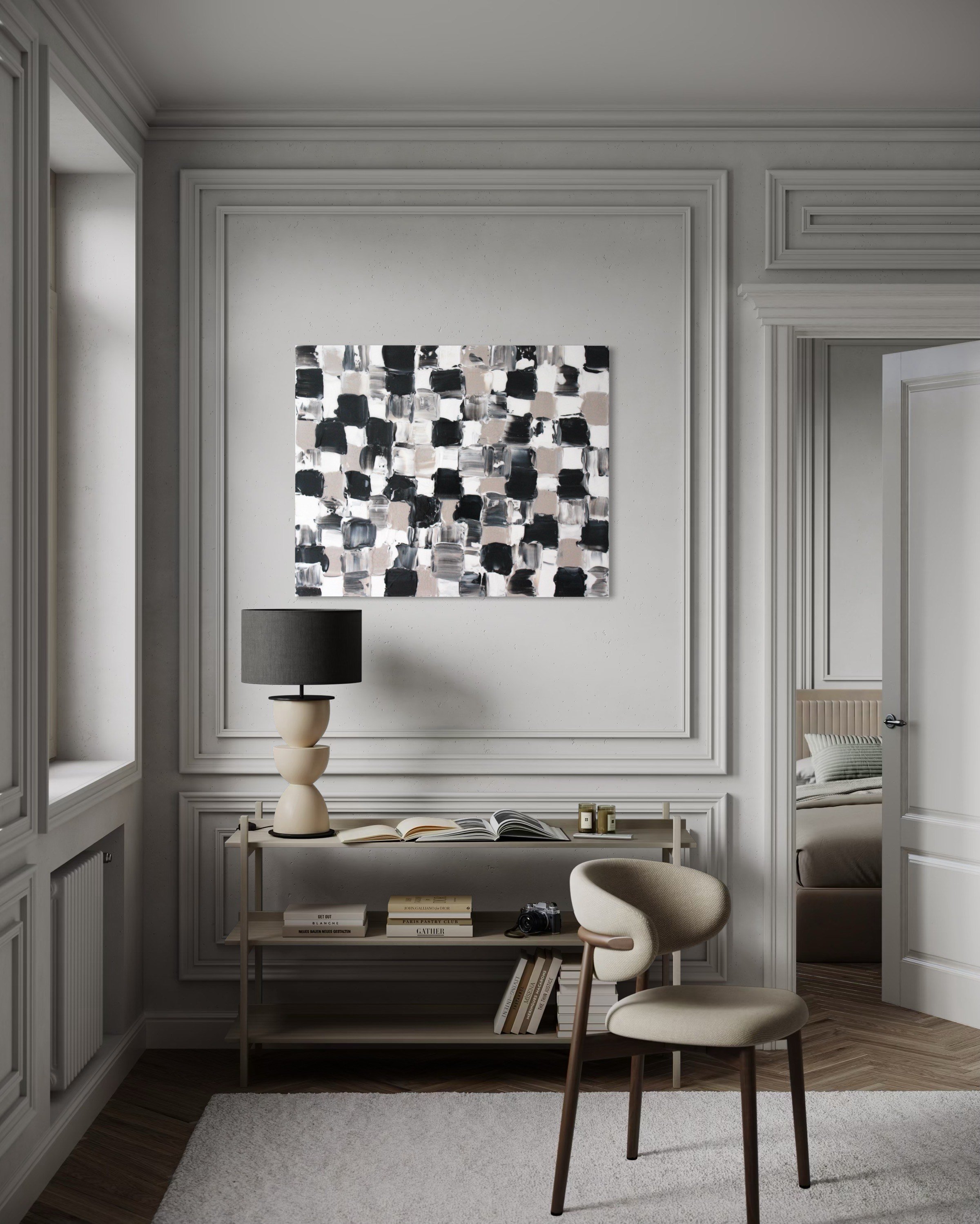 LUDUS  70 × 90 cm Acryl auf Leinwand