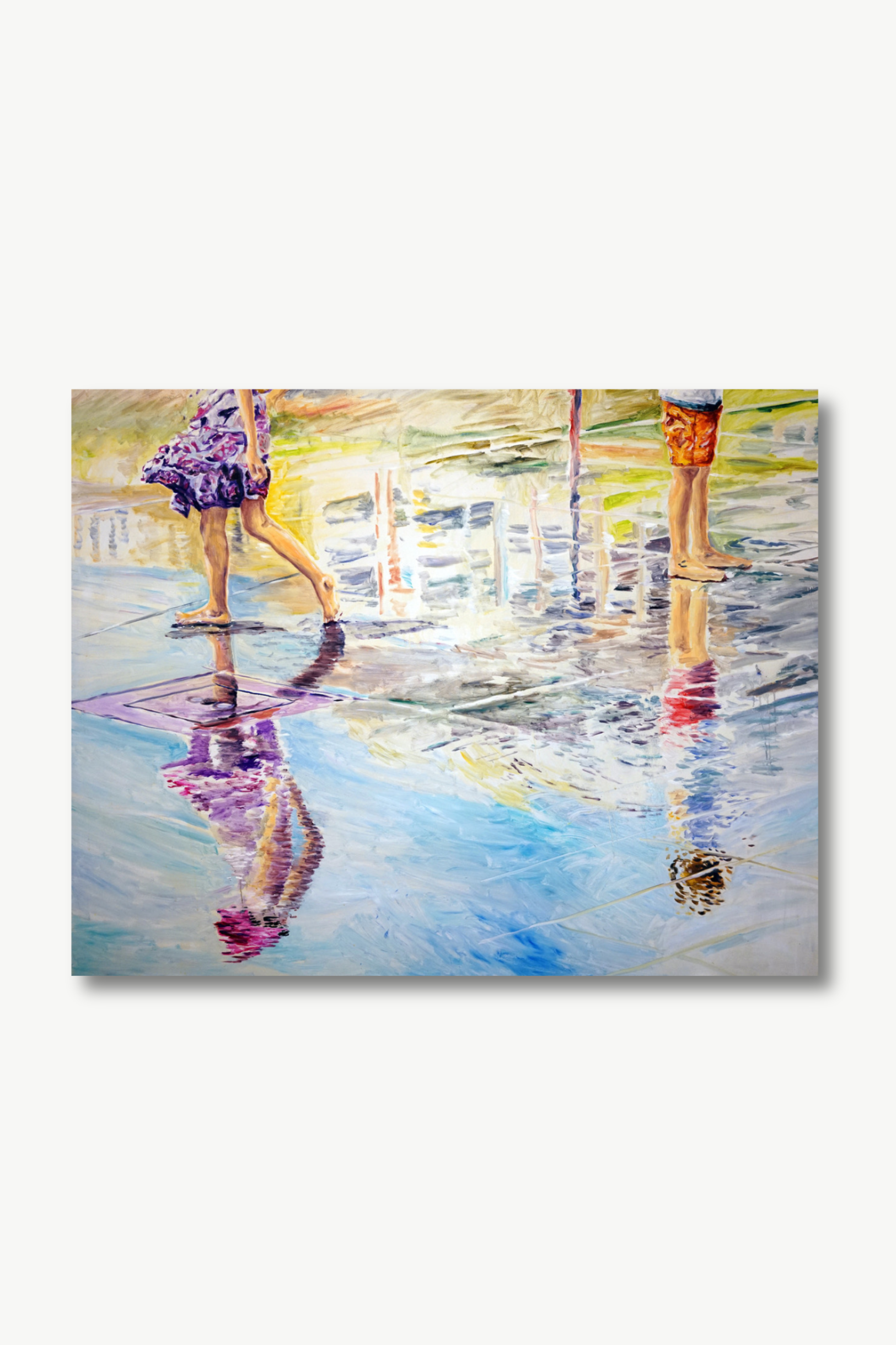 Liquis Mirrors – Ölmalerei auf Leinwand, 160 x 200 cm (2025)