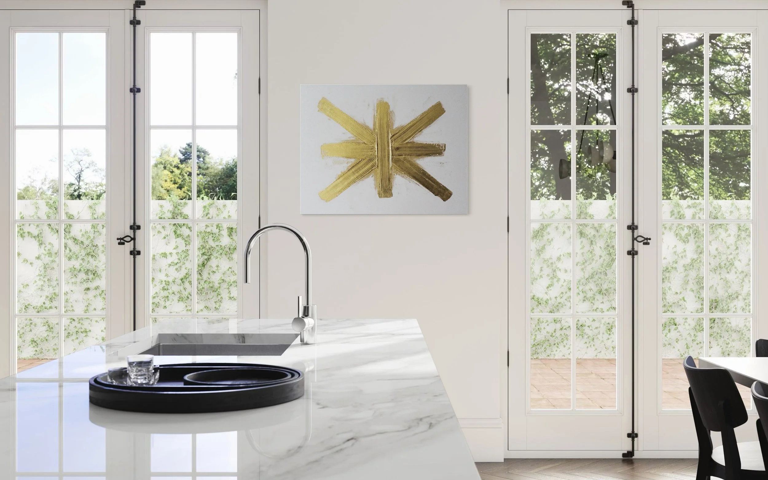 ASTRON  70 x 90  cm Acryl auf Leinwand