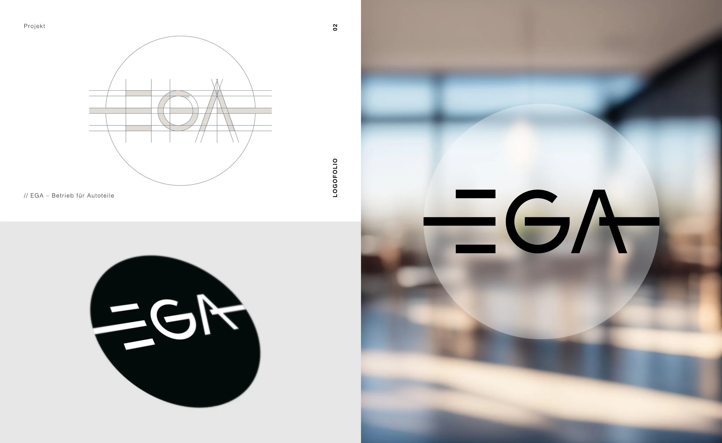 Logomark für einen jungen Betrieb in der Automobilbranche. 