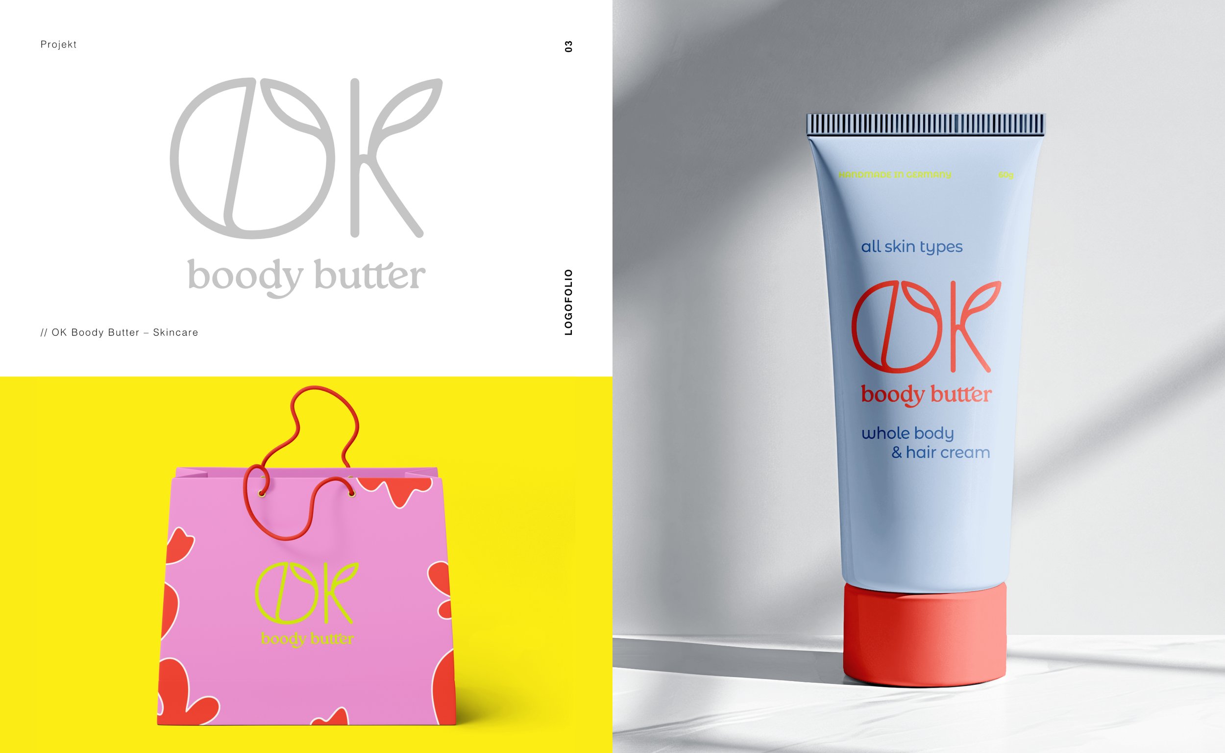 Logomark für ein Skincare Start-Up aus Frankfurt