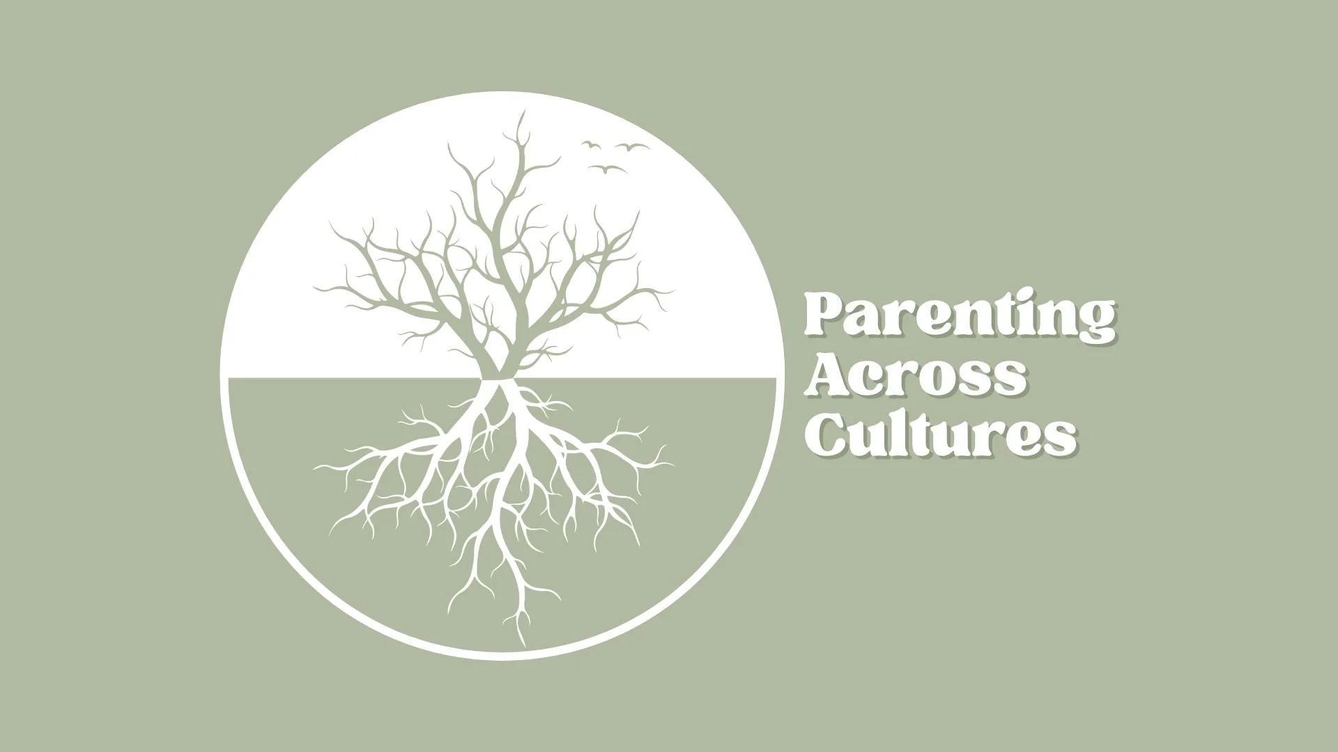 Parenting Across Cultures logo - green background with white and green tree/tree roots image and white text that says "Parenting Across Cultures"