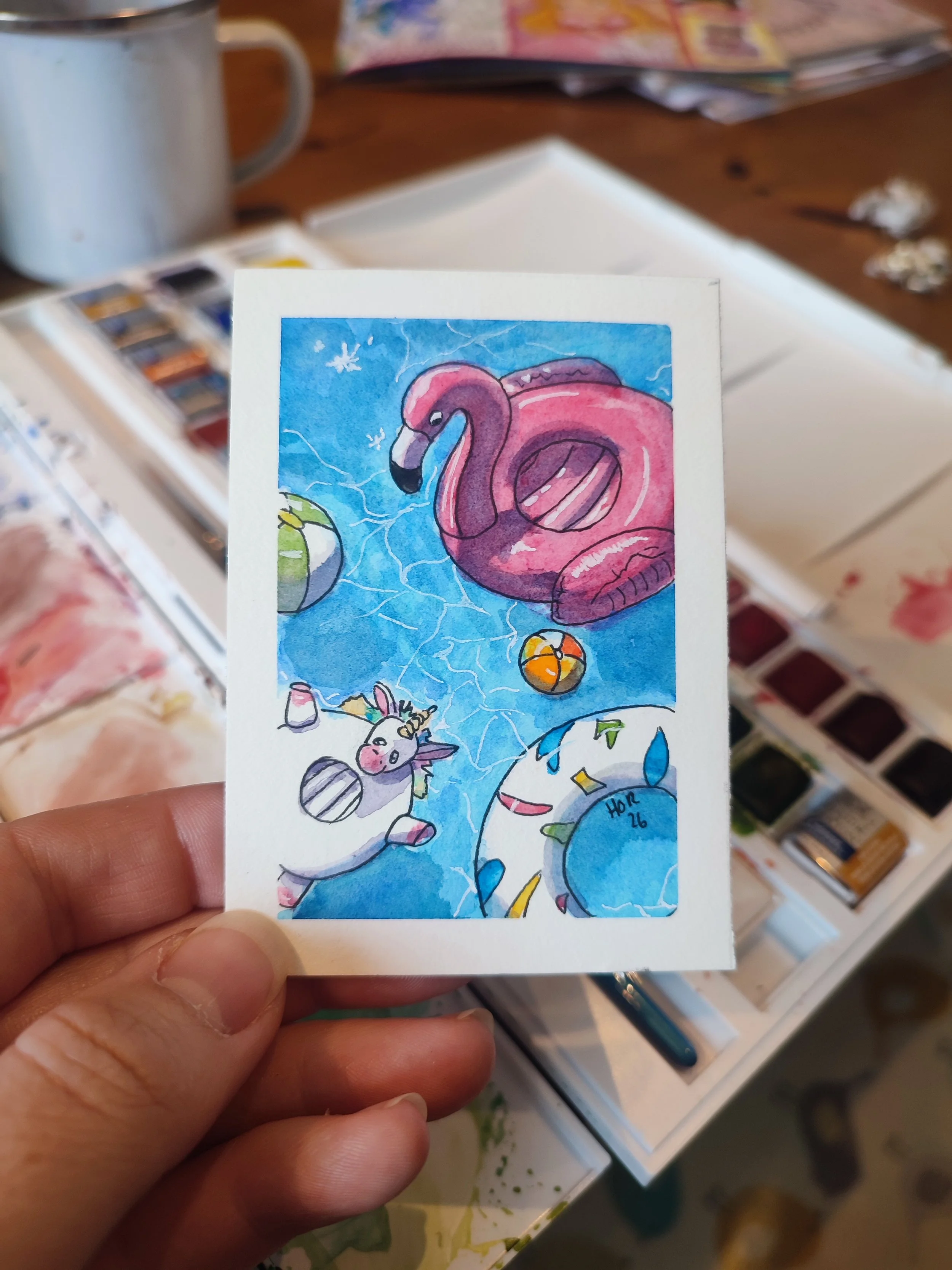ACEO mini collectable art card