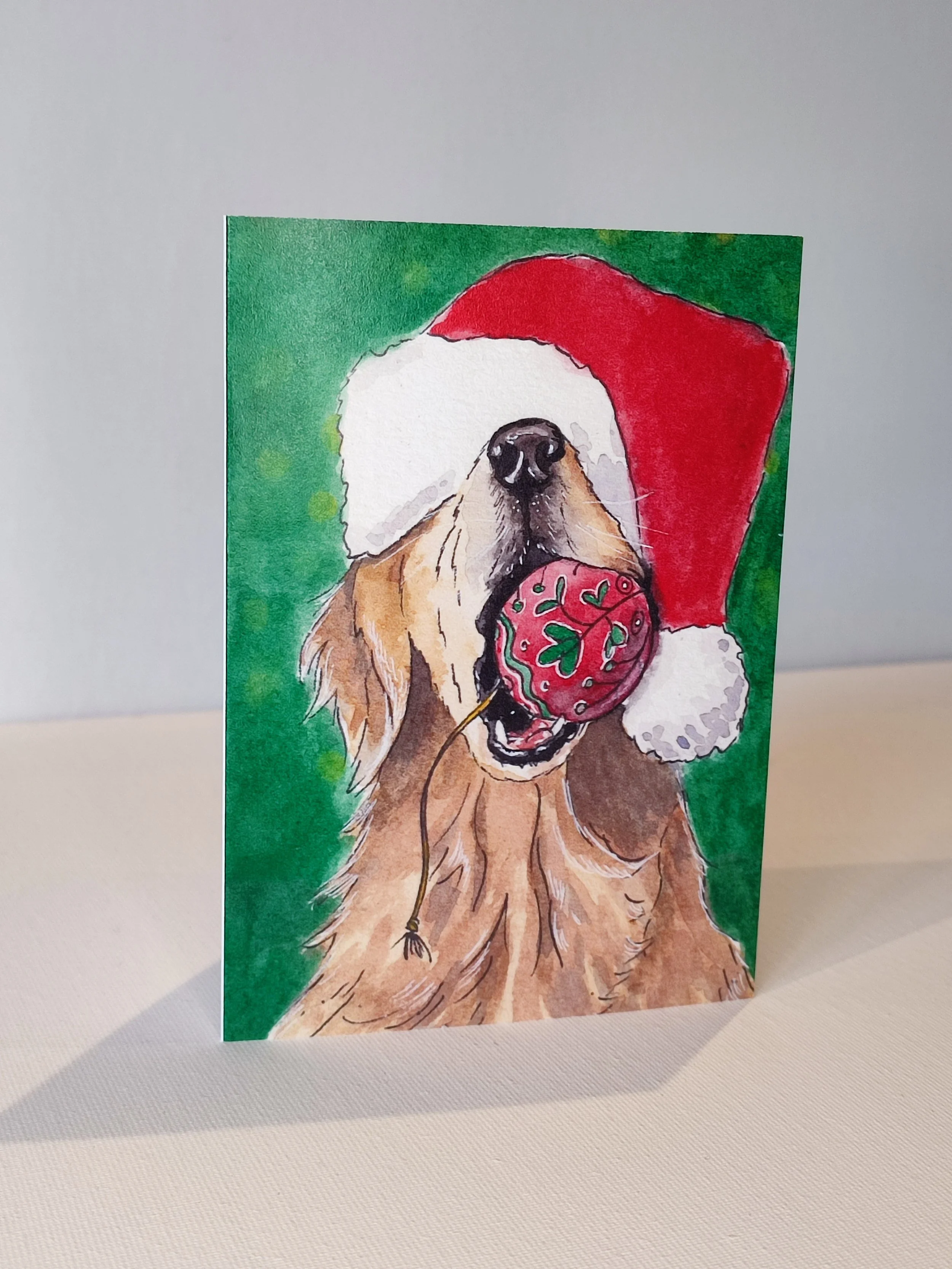 Santa Paws A6 Christmas Card 2026