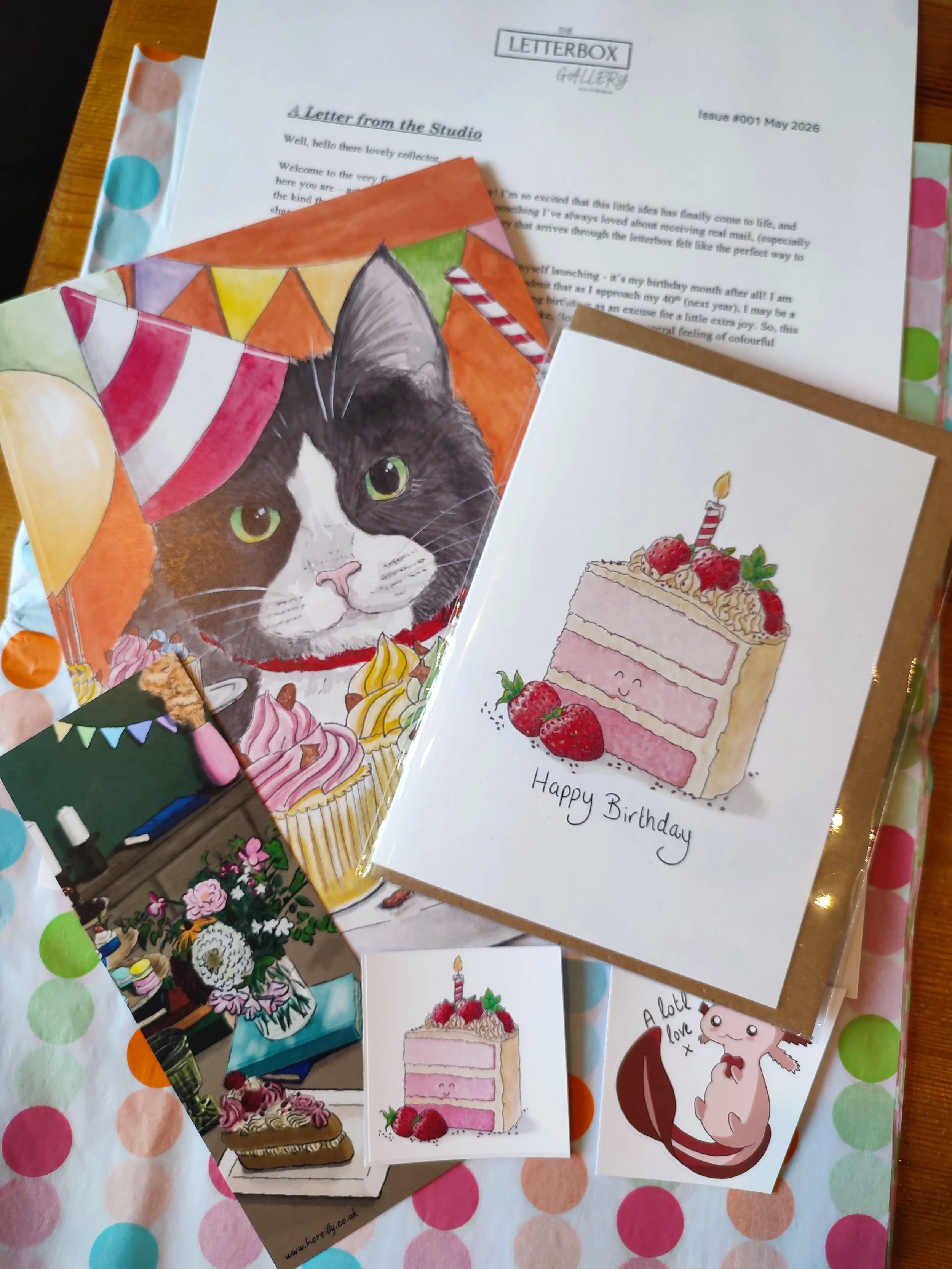 fun art mail club May subscription gift