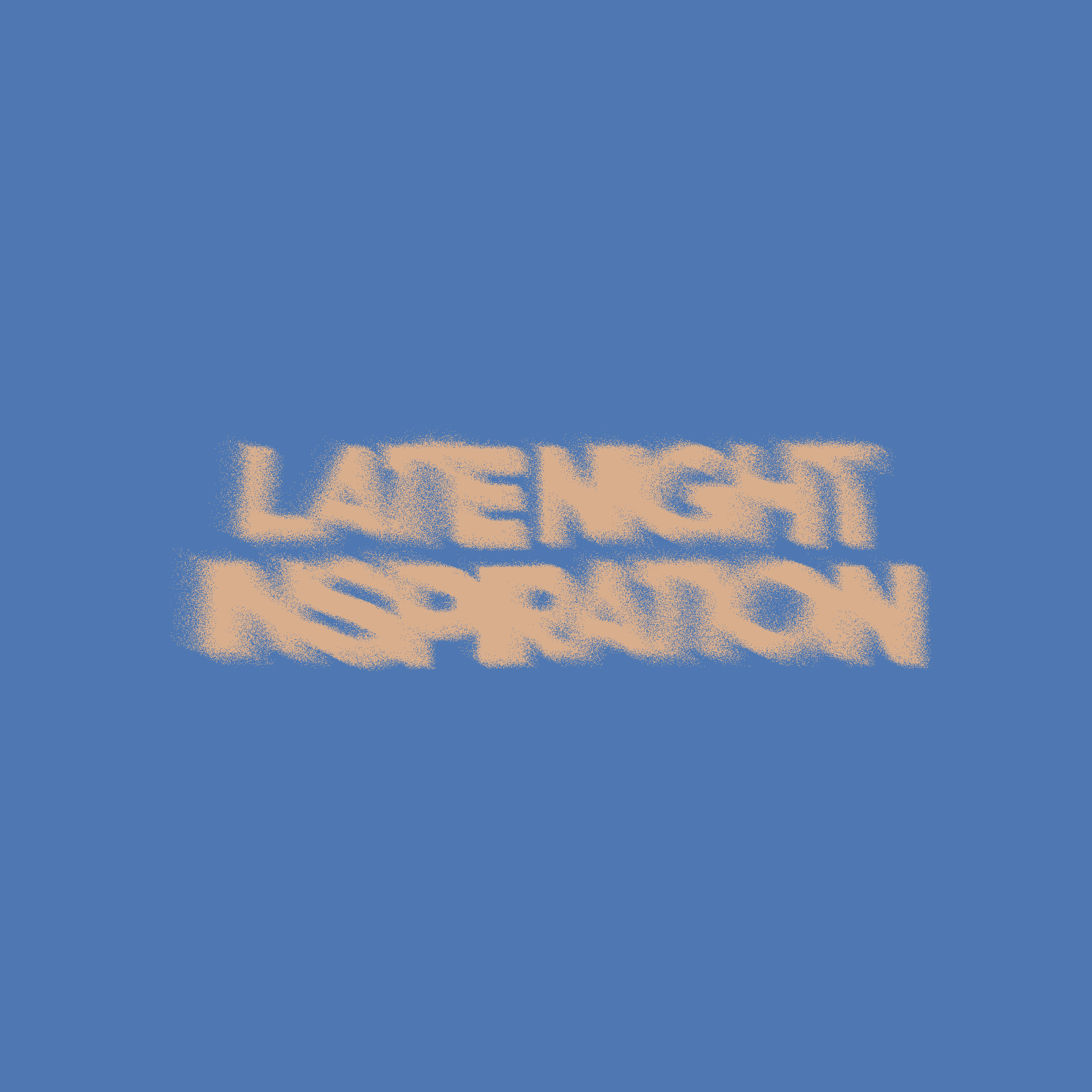 Blurred text on a blue background that reads 'LATEST EXPLOSION'.
