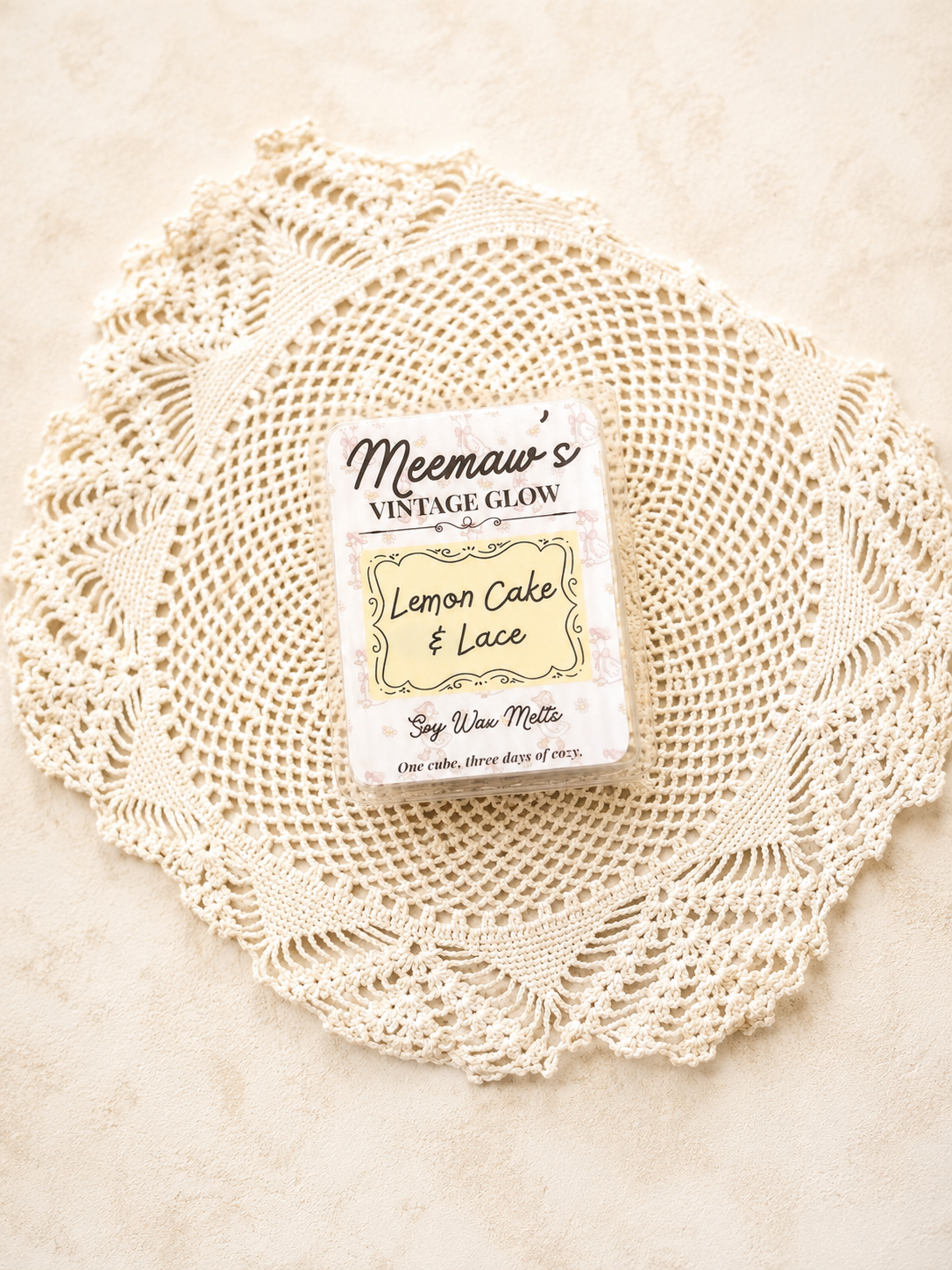 Lemon Cake & Lace Soy Wax Melt