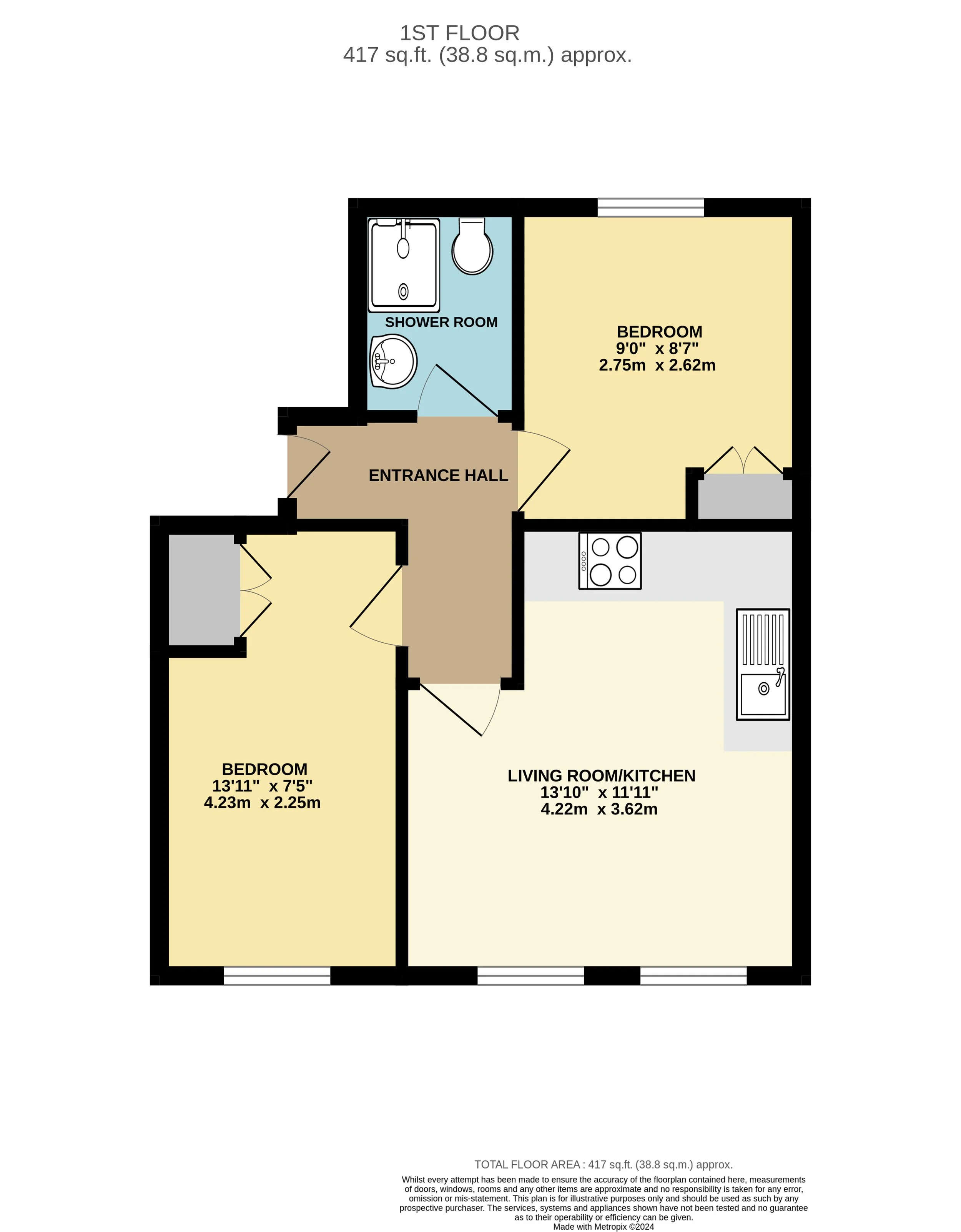 Flat 4, 295 Brownhill Road - Floorplan.jpg
