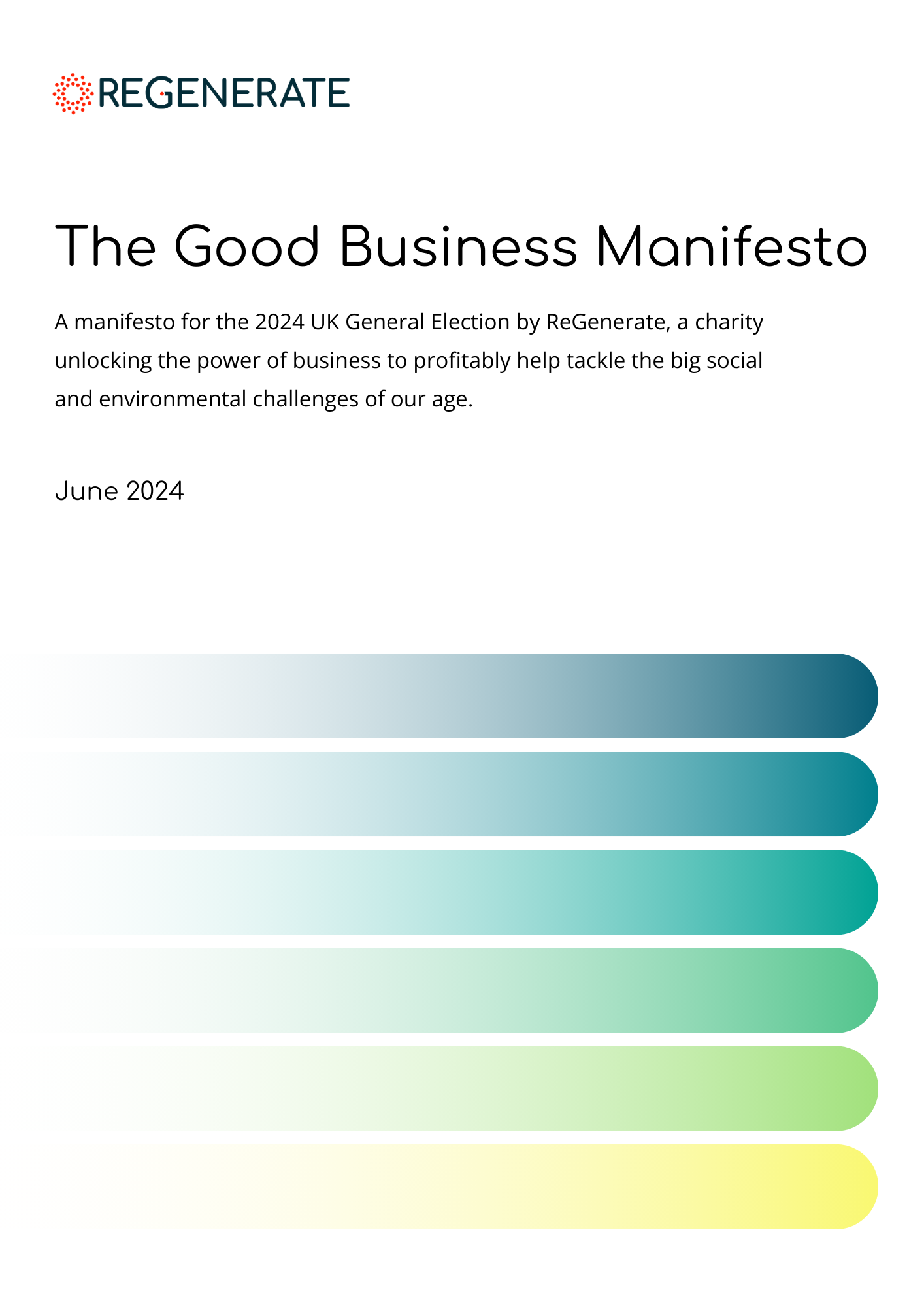 The Good Business Manifesto