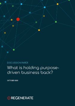What is holding purpose-driven business back?