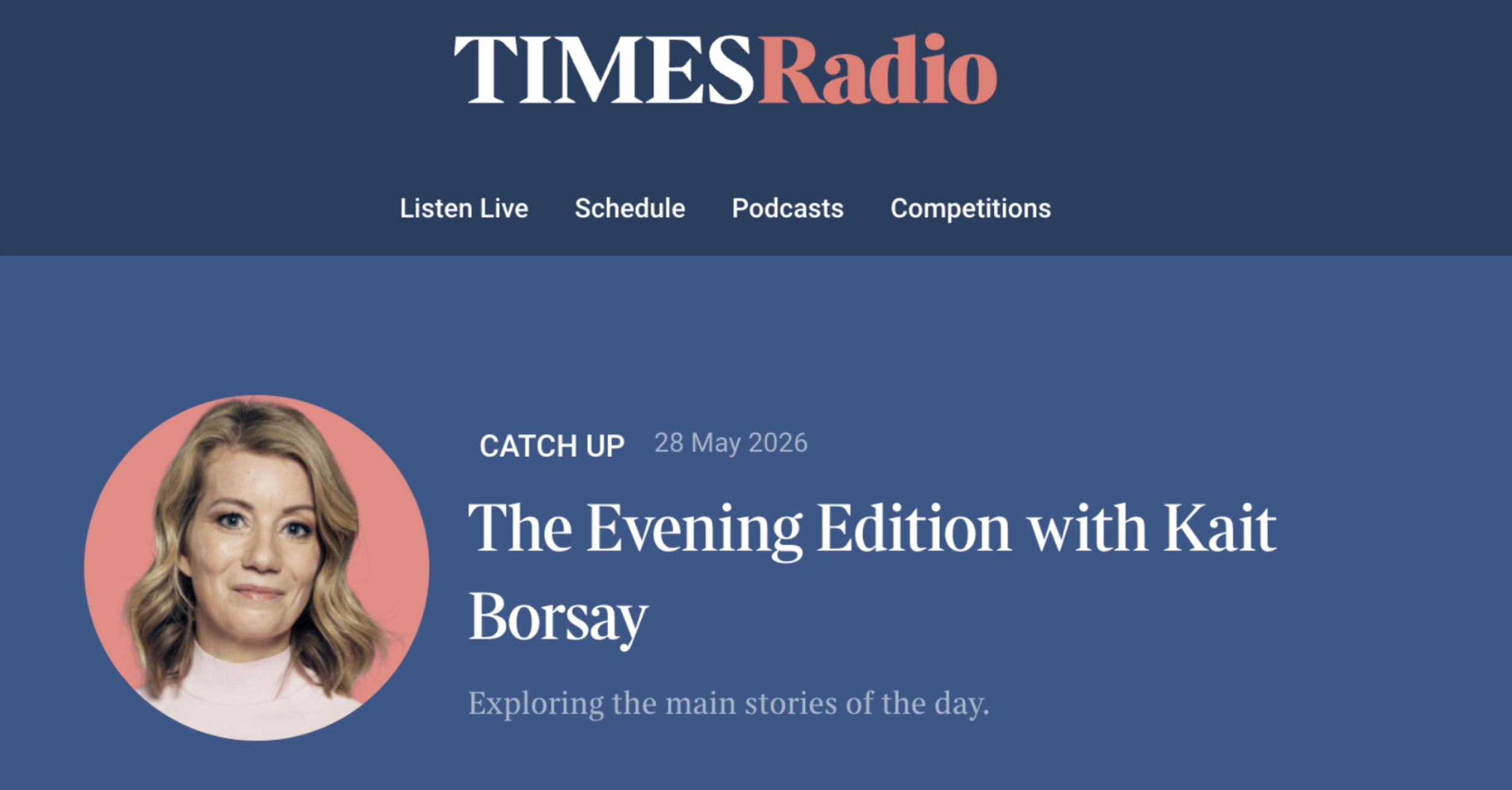 Ed Boyd on Times Radio: Launch of the Economic Inactivity Partnership