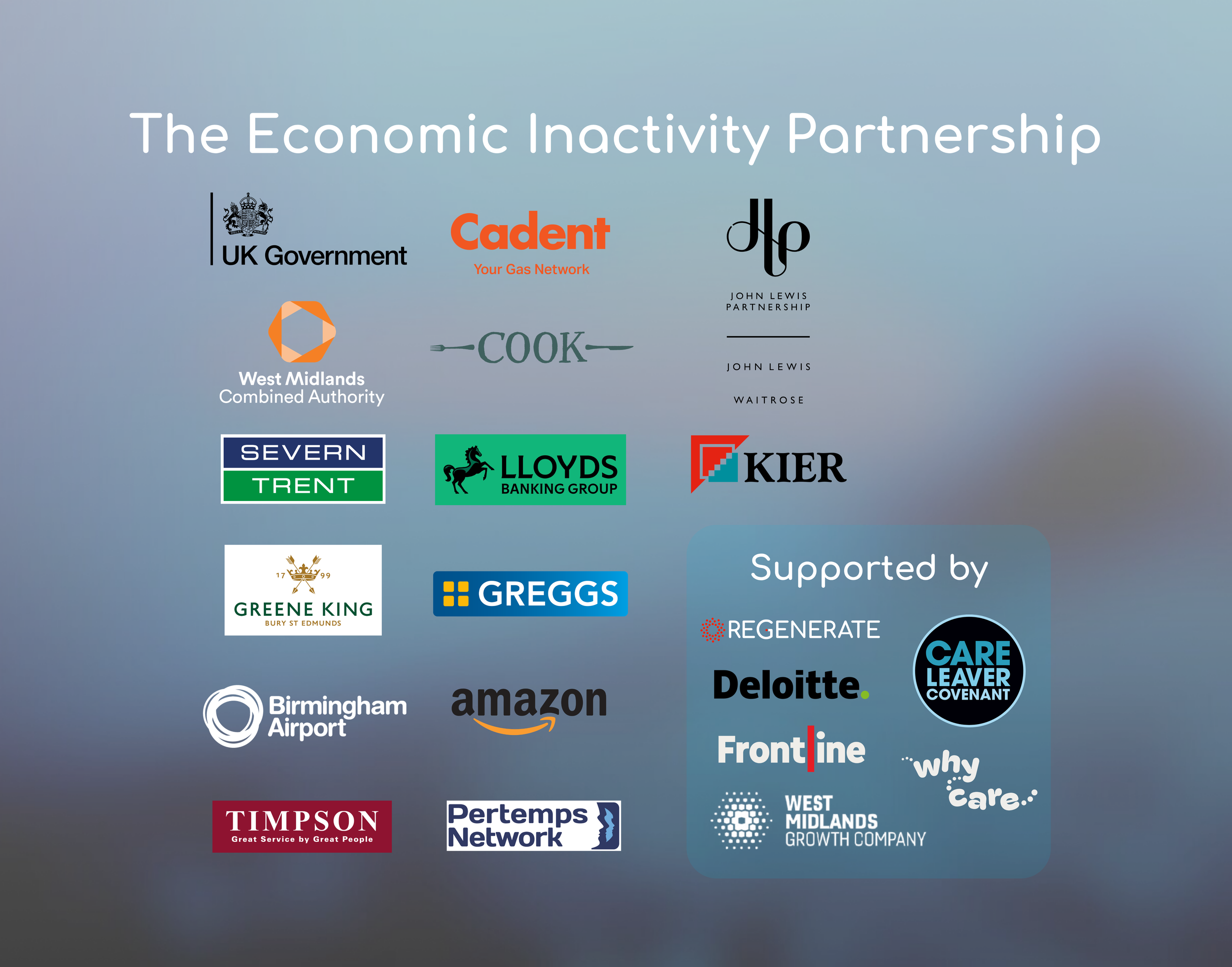 ReGenerate and government launch the Economic Inactivity Partnership in the West Midlands