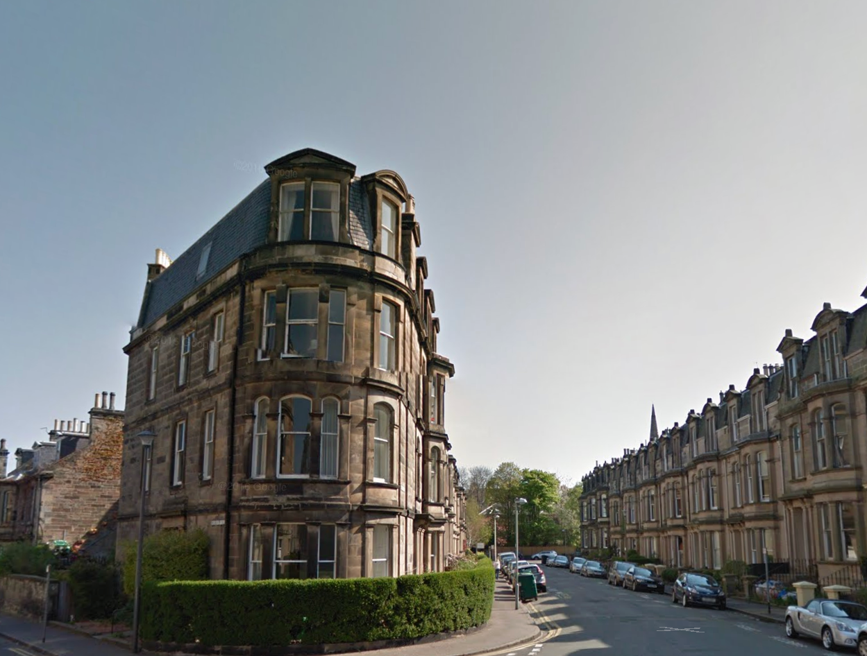 Rochester Terrace corner sandstone building