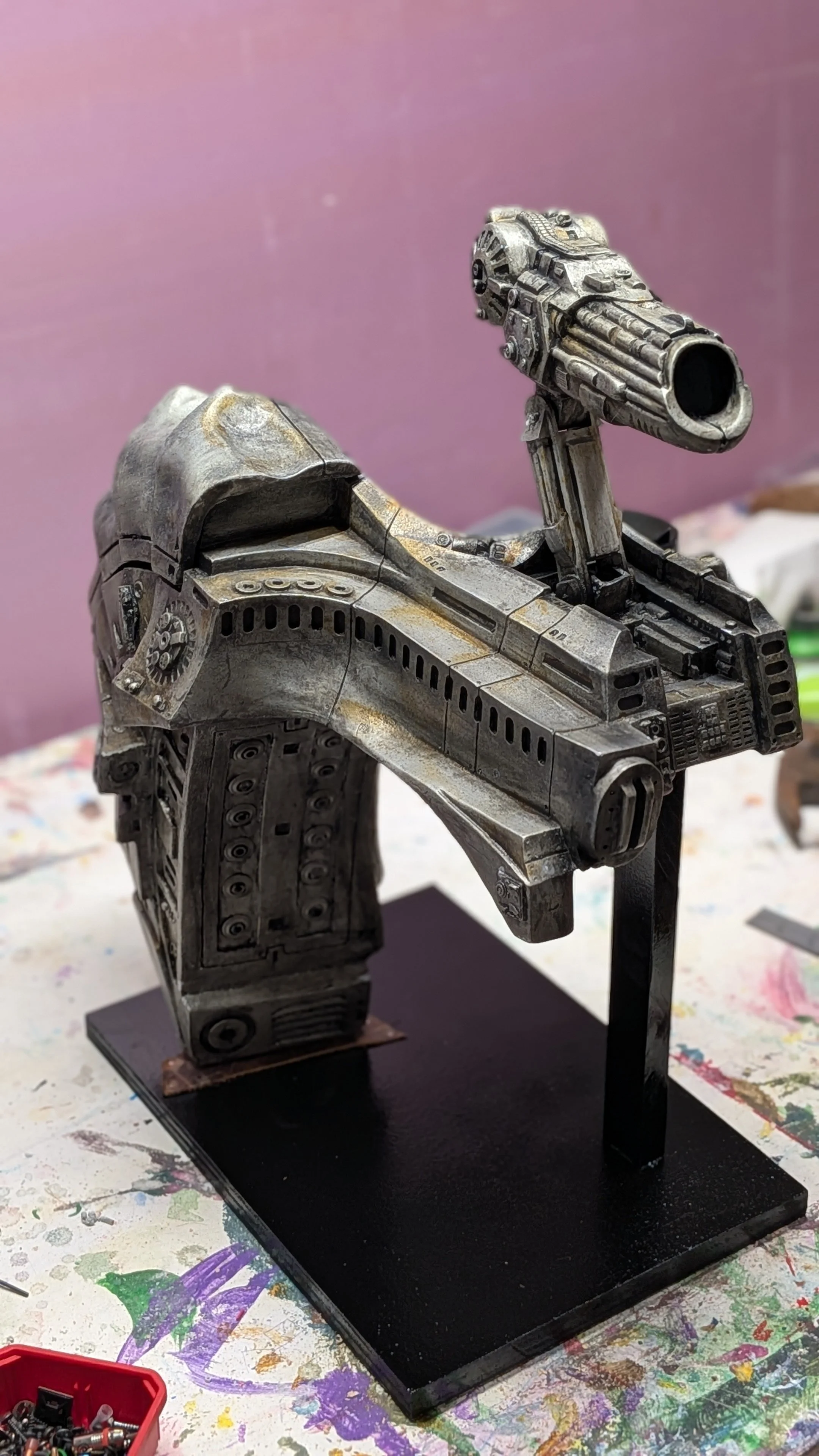 Carl Toti's Predator shoulder cannon and backpack. Carl has entrusted me with his beautifully accurate creation. I am able to reproduce copies for sale.