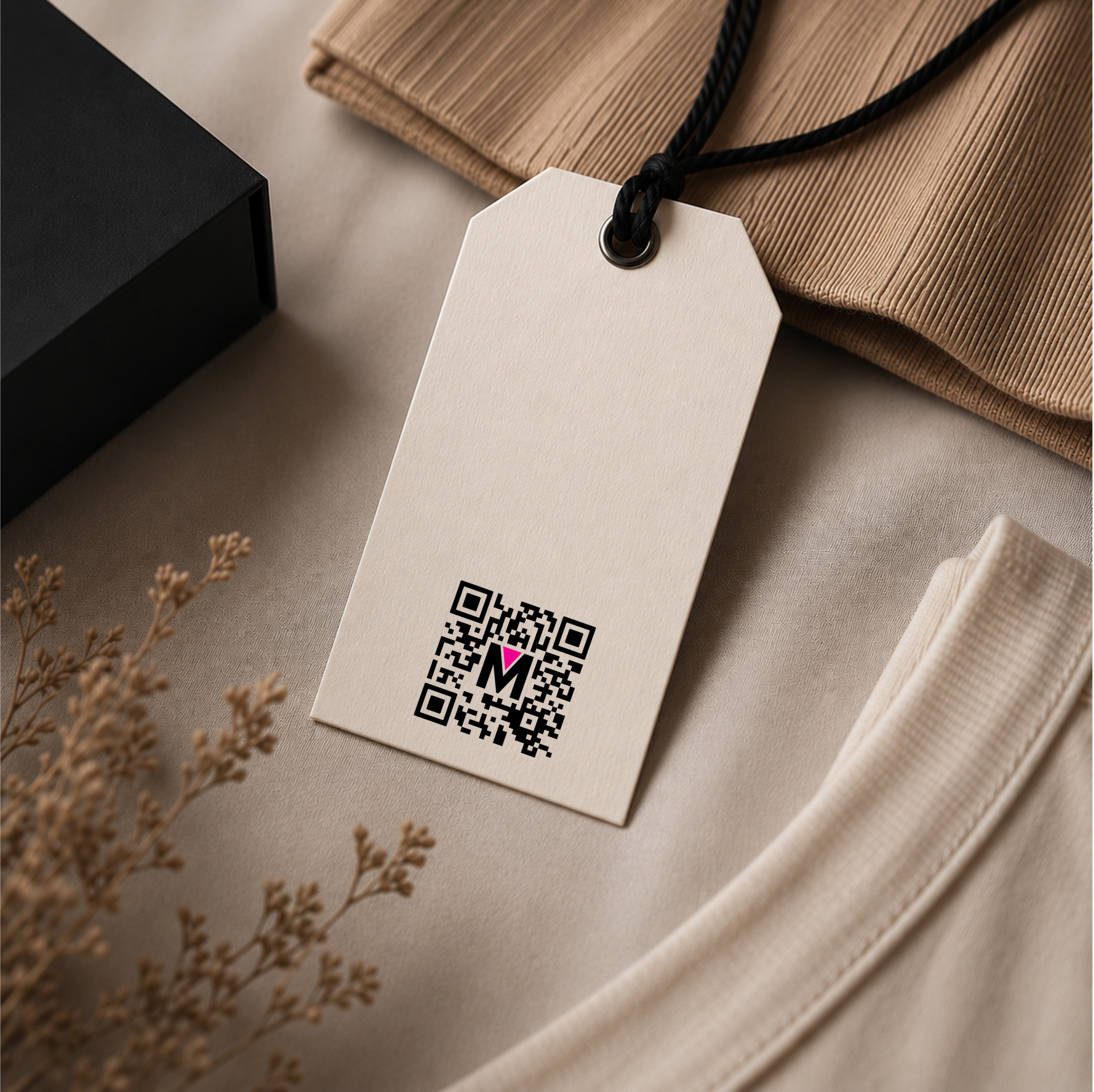The QR Code on the Hang Tag
