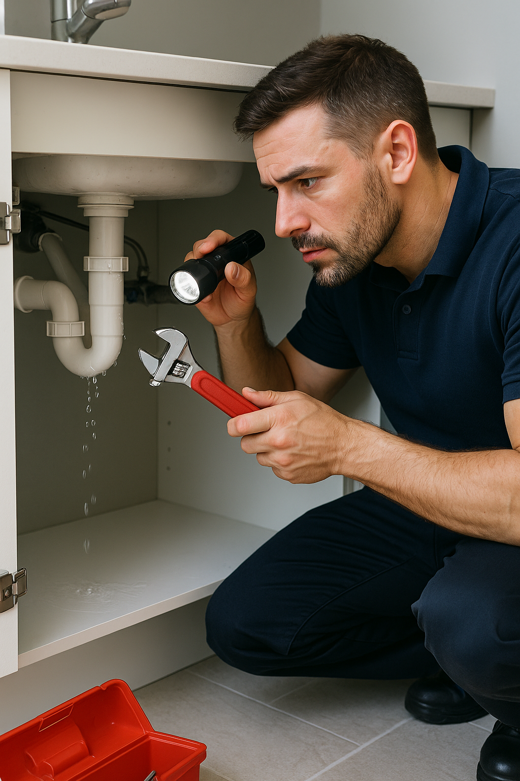 Détection et réparation de fuites d'eau