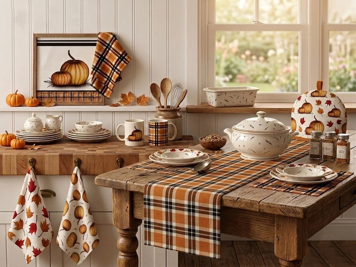 Fall Pumpkin Art Licensing Pattern for Home Decor