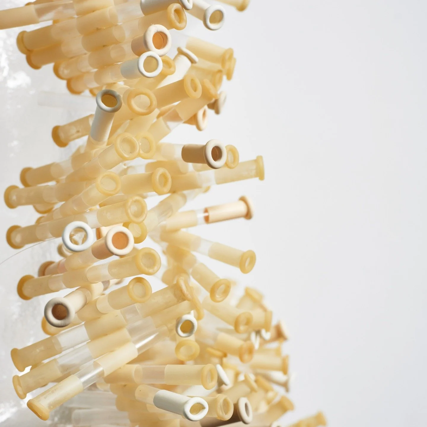 Last year I started playing around with different processes and made a few series of works which I intend to build on soon. 

 Excited to make this life sized!

#textiles #textileart #textileartist #modular #repeat #iteration