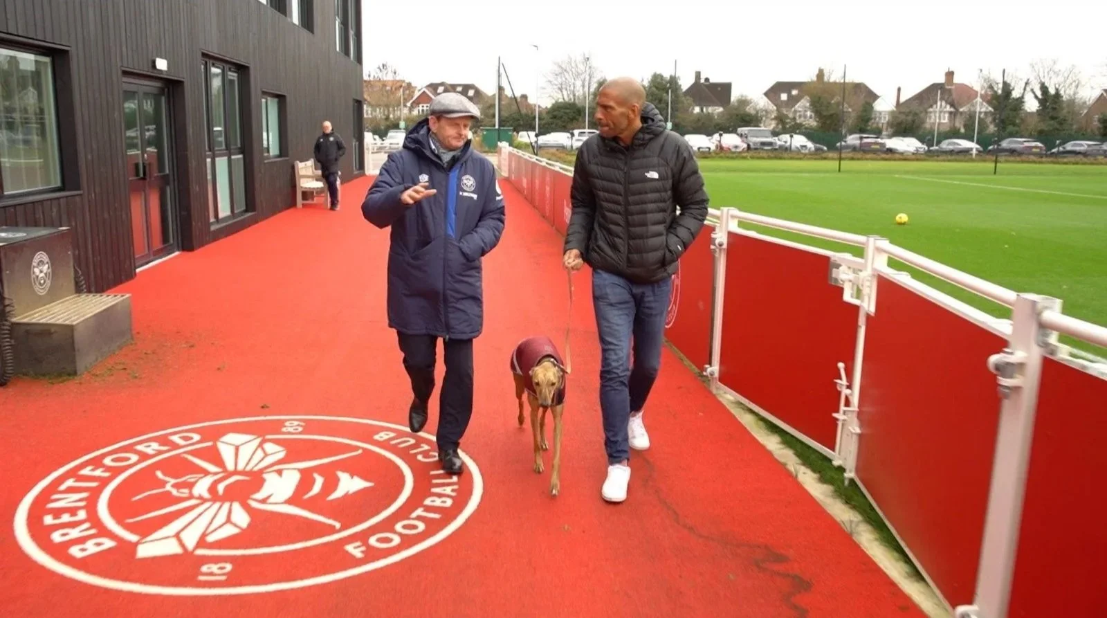 Filming with Stan Collymore for Canal Plus and Premier League Productions