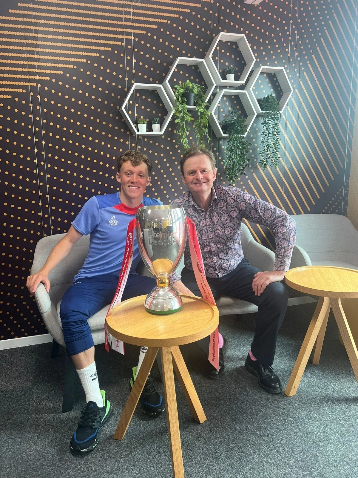 With a young player, now thriving in League One, and will go higher