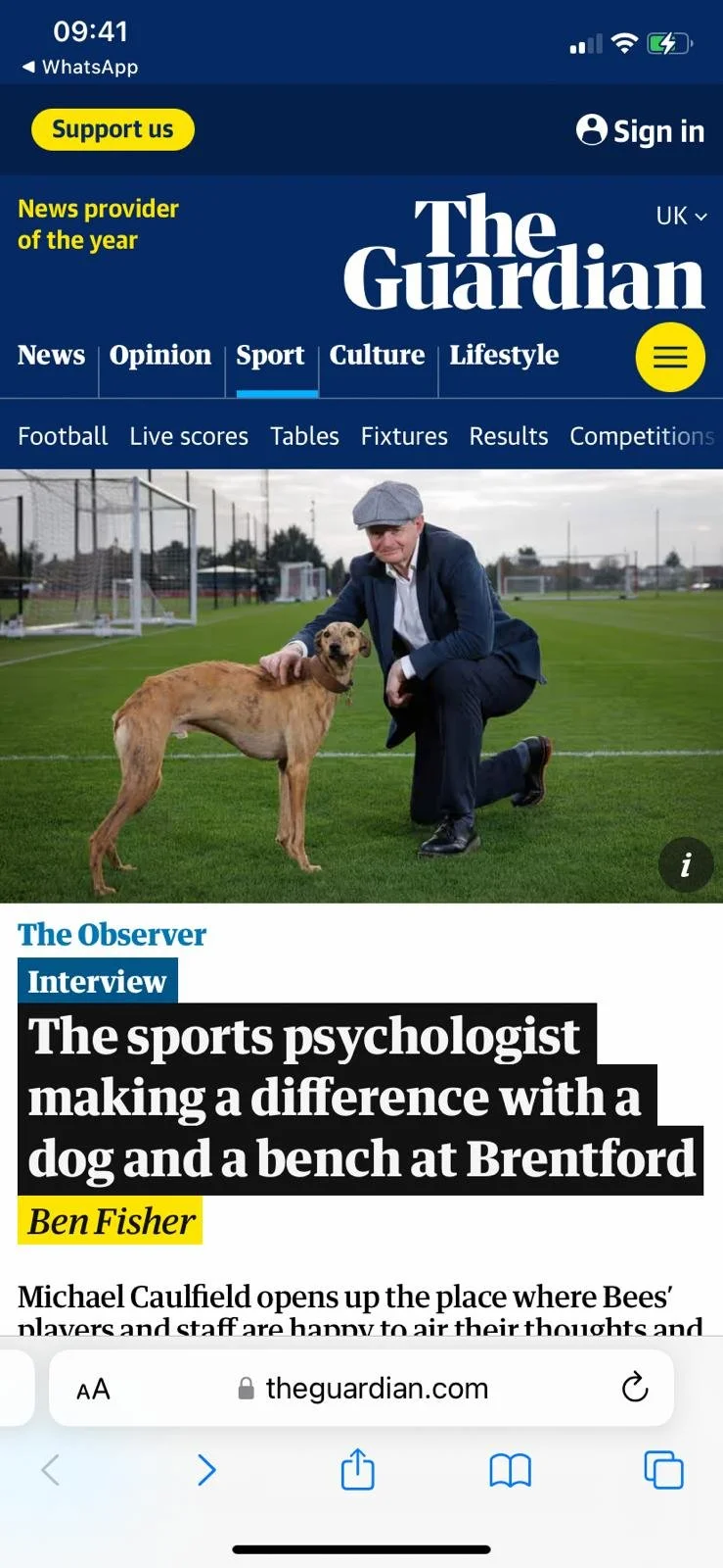 Article in the Guardian