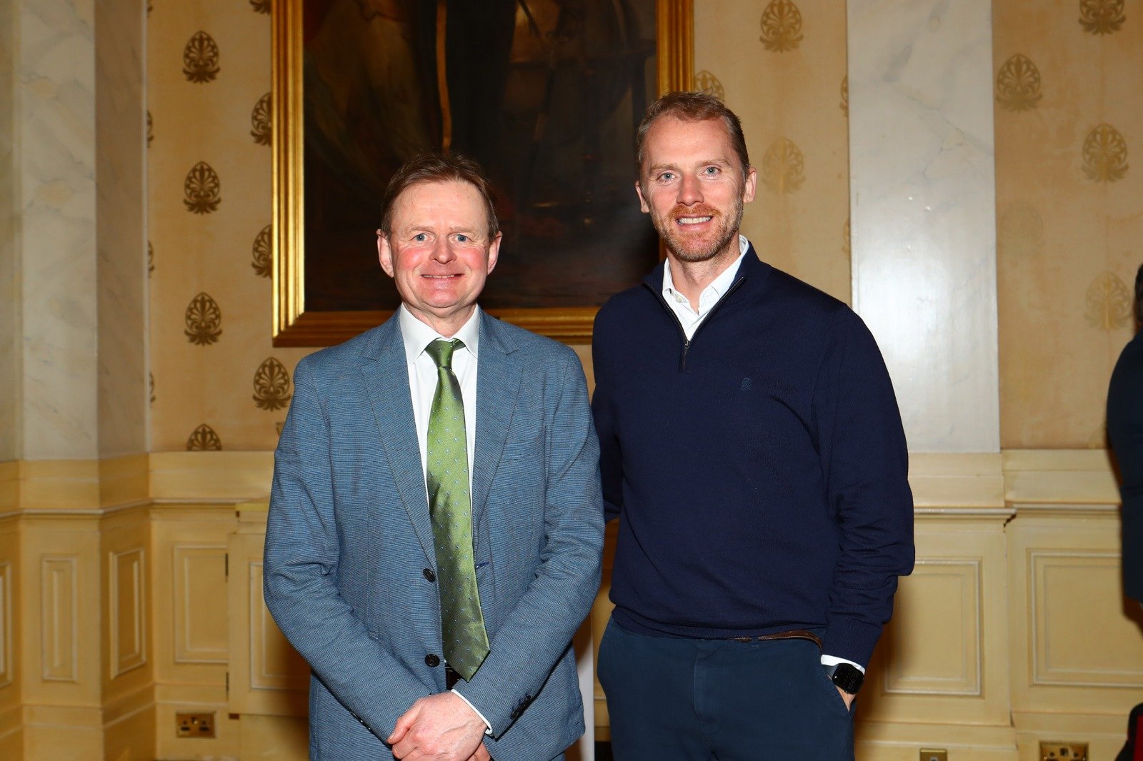 With Wayne Barnes at the NTF AGM last year