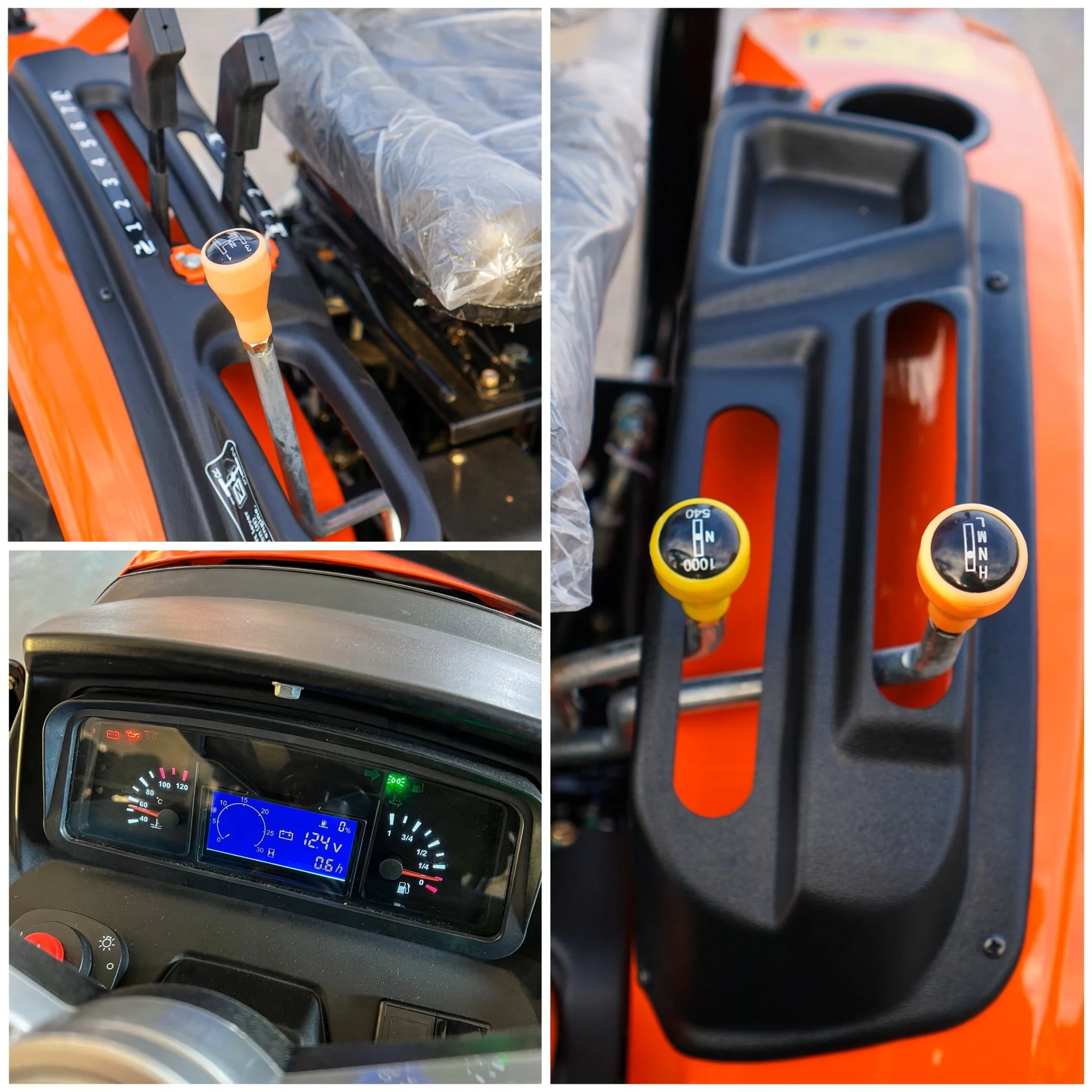 Hinomoto HM-275, leve di controllo e strumenti digitali del trattore nuovo