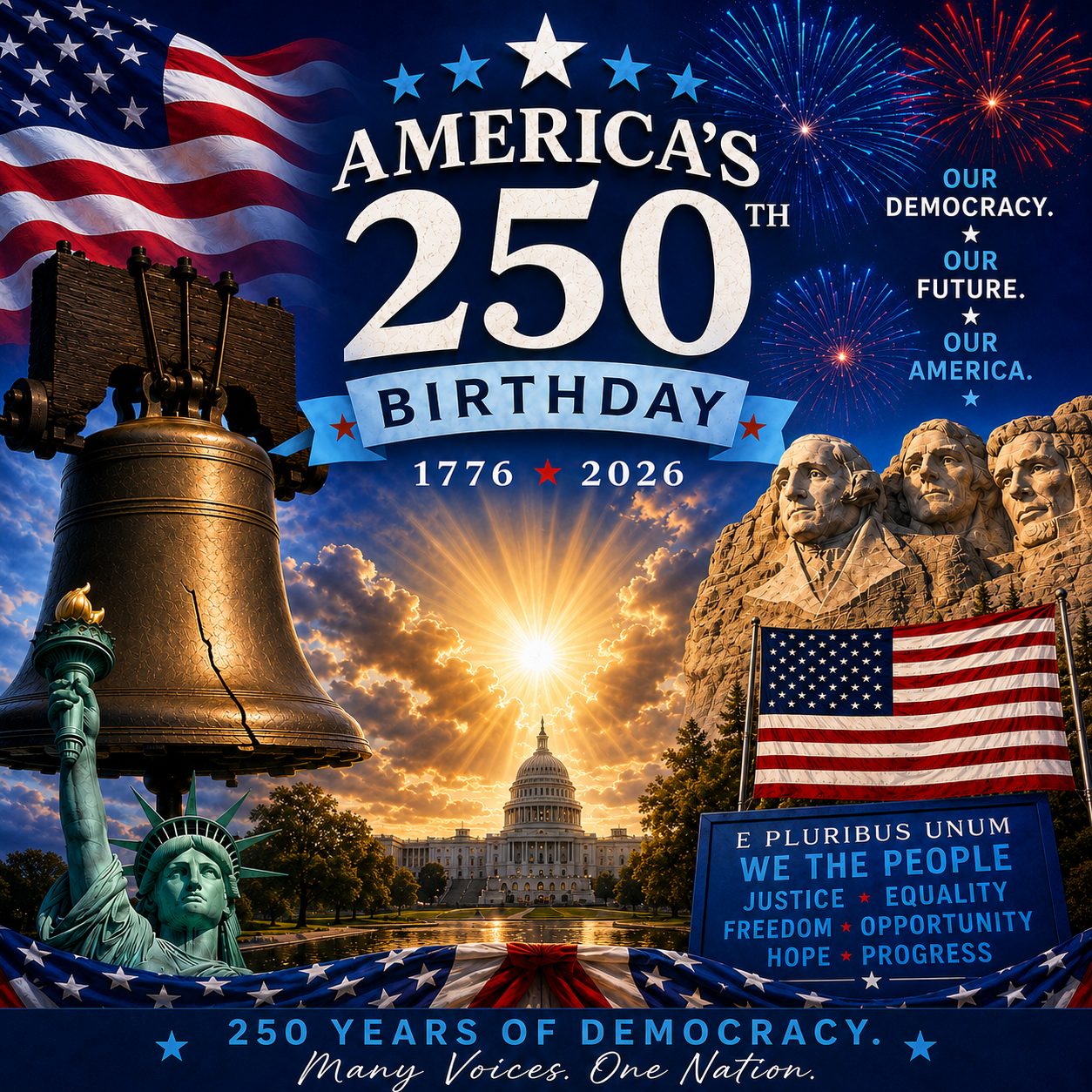 Happy 250th Birthday America!