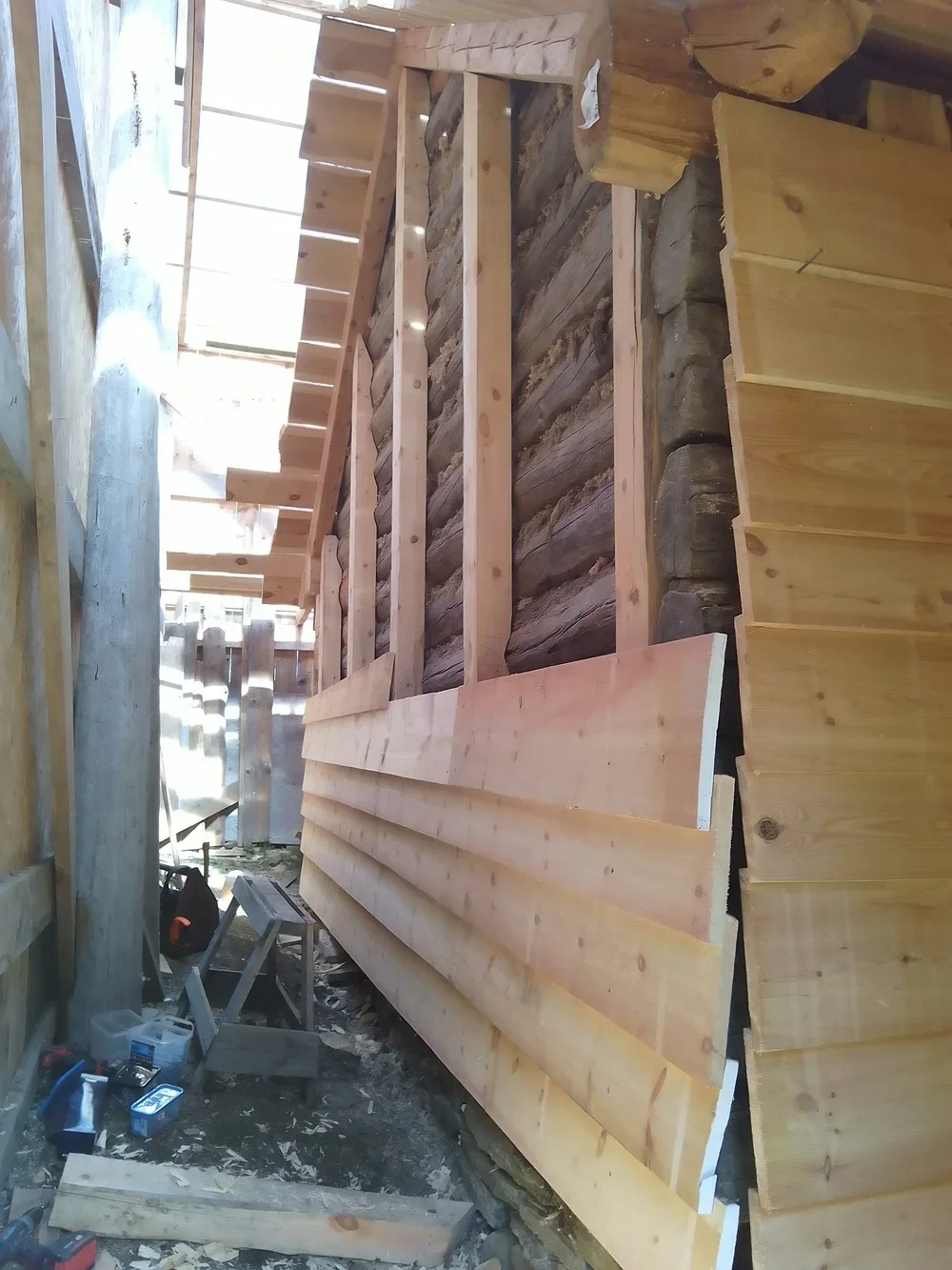 Ny kledning på gammelt hus

