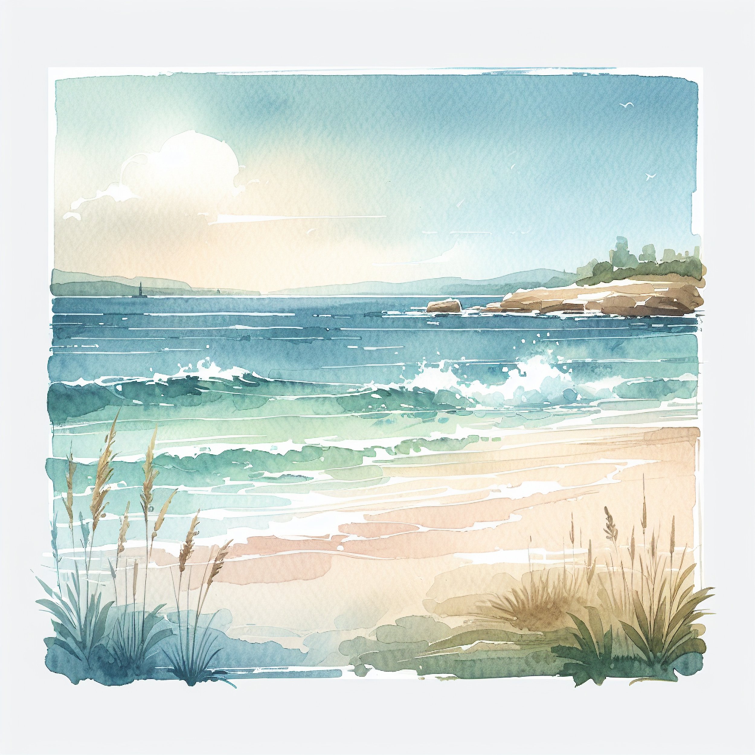 Watercolor Beach Scene .jpg