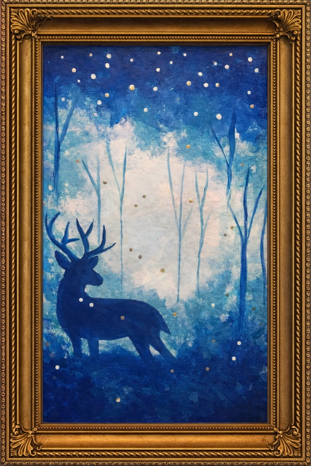Winter Deer Framed Image.png