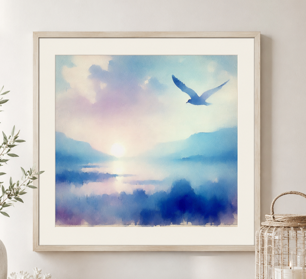 Seagull In The Mist Watercolor | In-Person Watercolor Class
