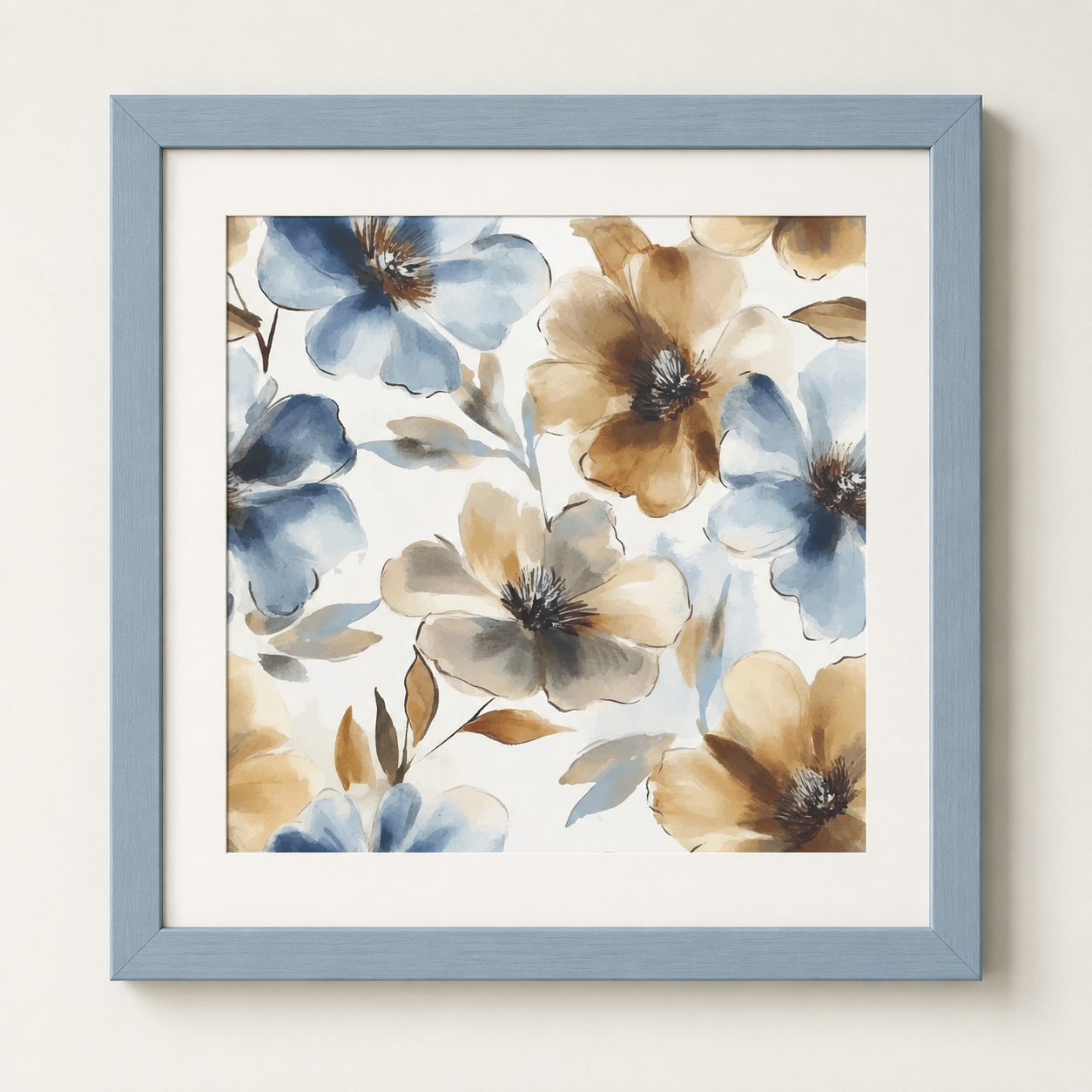 Blue Hue Florals Watercolor | In-Person Watercolor Class