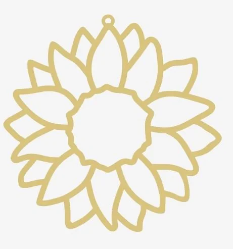 Wood Cut Out Blank Sunflower.JPG
