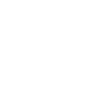 Silhouette of a person leading a group of three individuals up a hill, holding a flag.