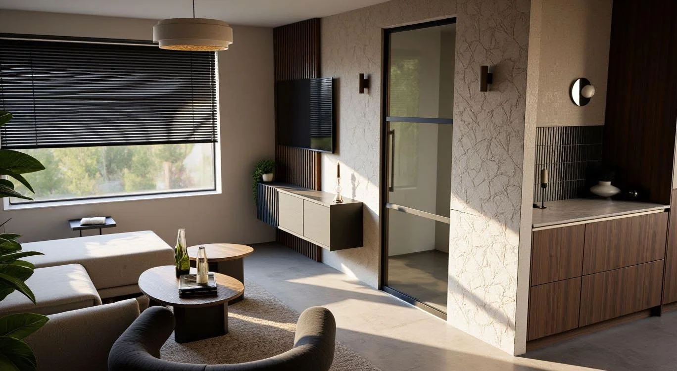 Van idee naar realiteit ✨🤍

Wat begon als een ontwerp in SketchUp, kreeg in de 3D-visualisatie echt leven 🌿
Door licht, texturen en materialen toe te voegen, ontstaat er een realistisch beeld van hoe het interieur er in het echt uit zal zien.
Het i