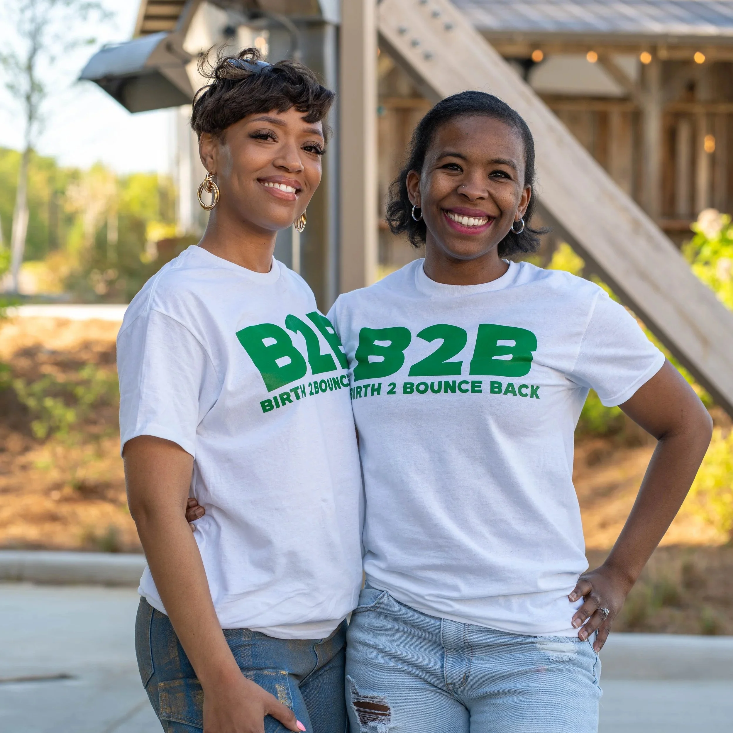 Founders Jasmine and Dr. Sha'Rose at B2B 2025