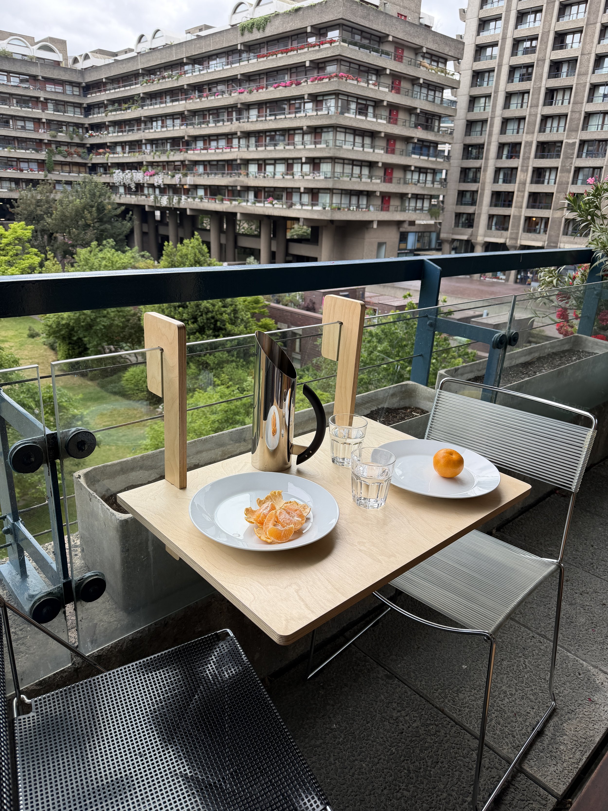 Barbican Balcony Table - 2 person